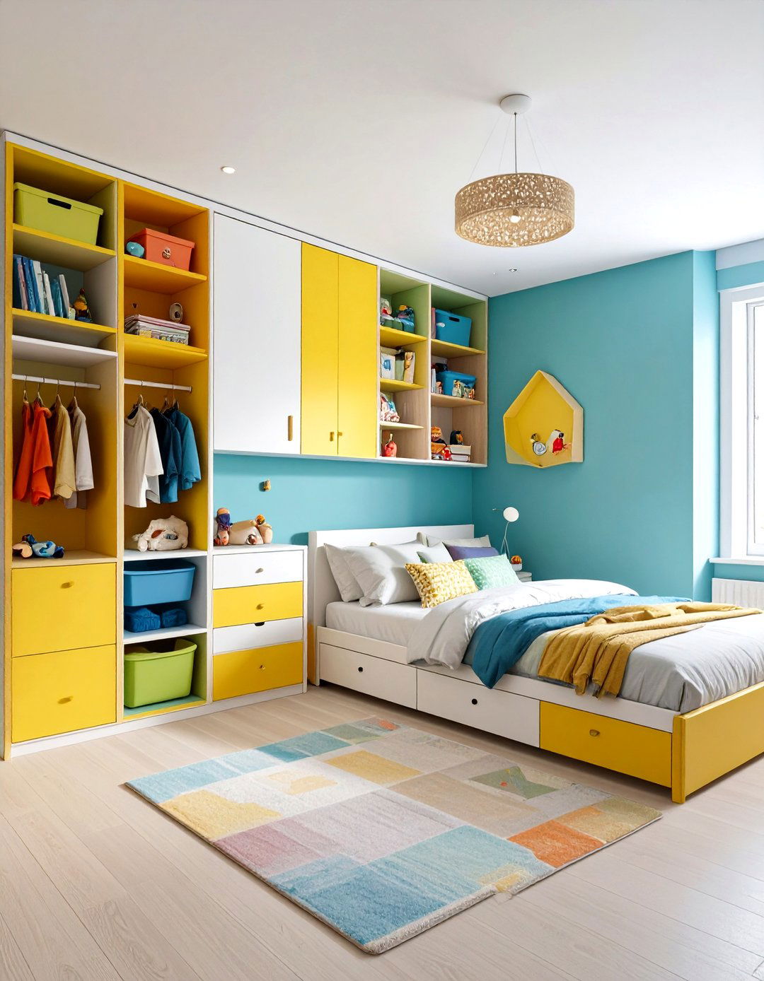 Small Space Storage Solutions - 24 Kids Room Ideas