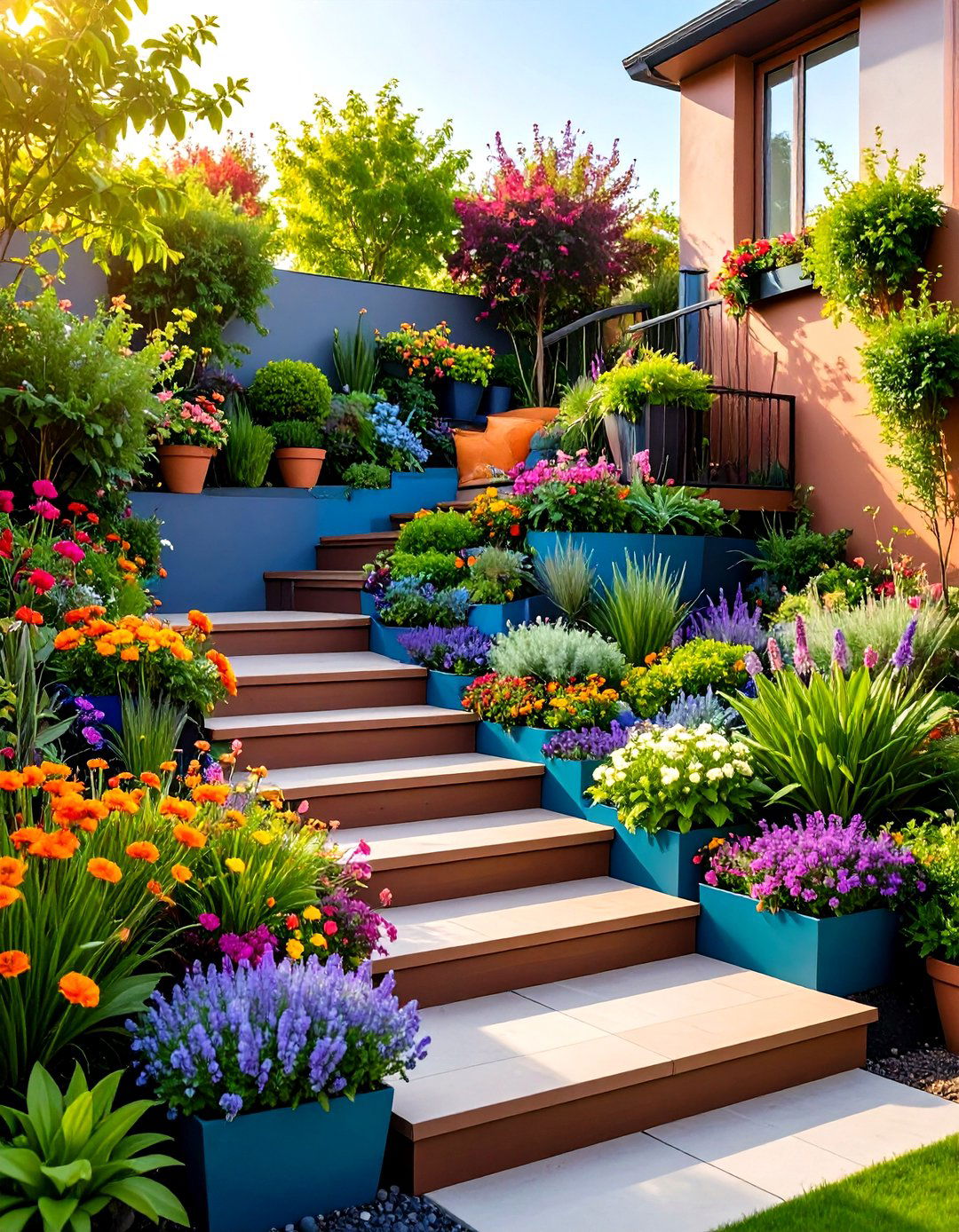 Small Space Terraced Solutions - 24 Terraced Garden Ideas