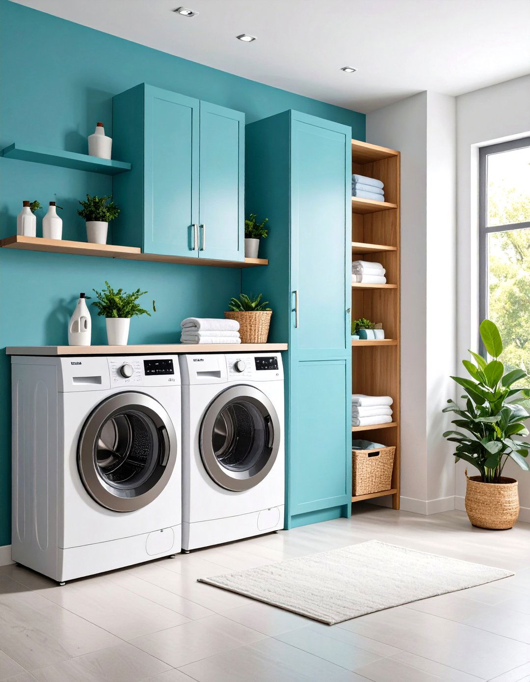 Small Space Vertical Solutions - 24 Laundry Room Decor Ideas
