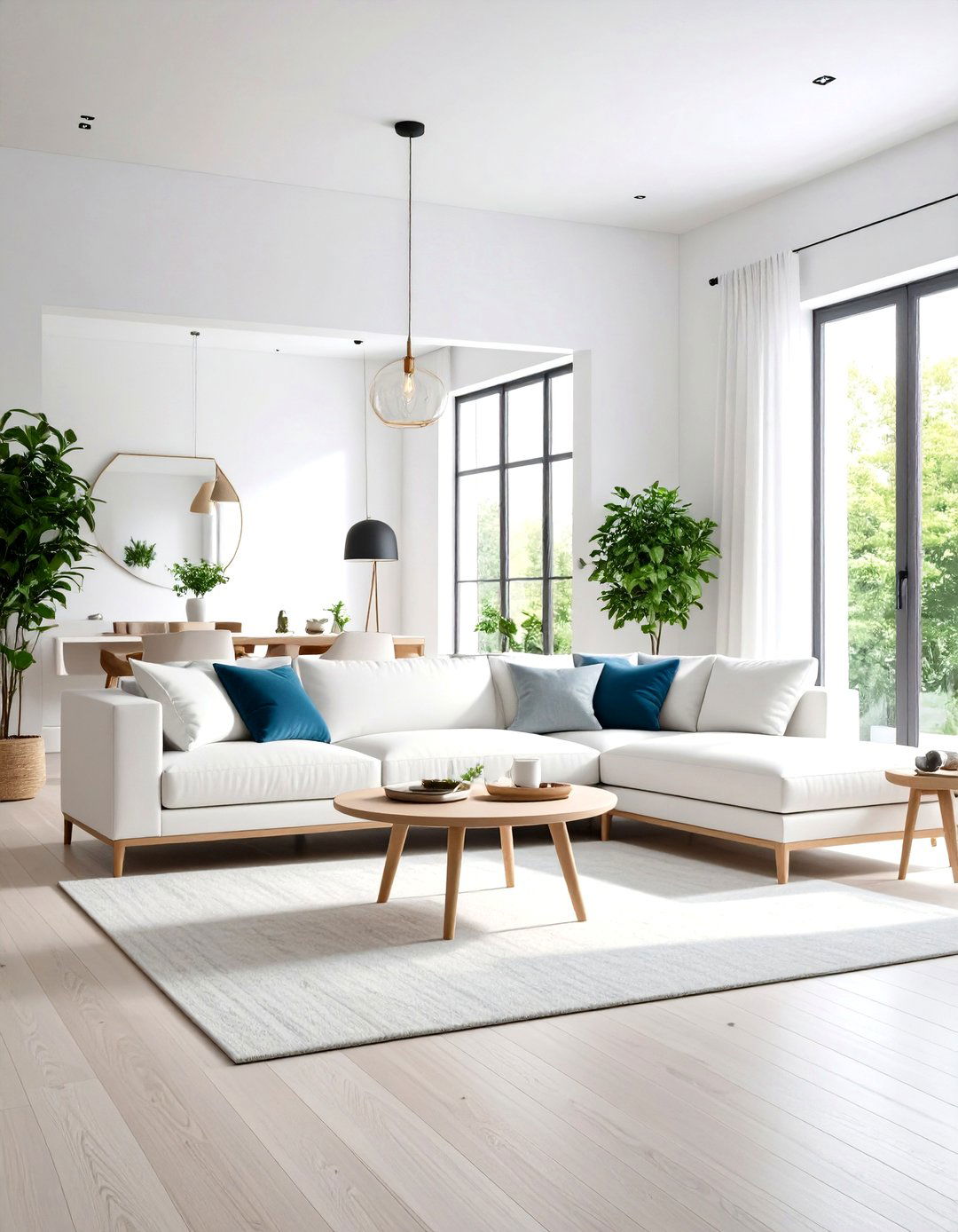 Small Space White Living Room - 24 White Living Room Ideas