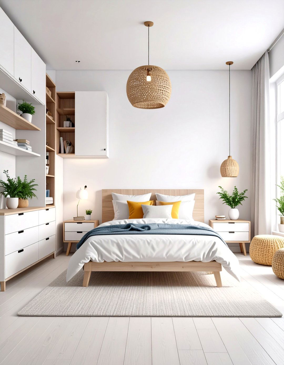Small White Bedroom Storage Solutions - 24 Small White Bedroom Ideas