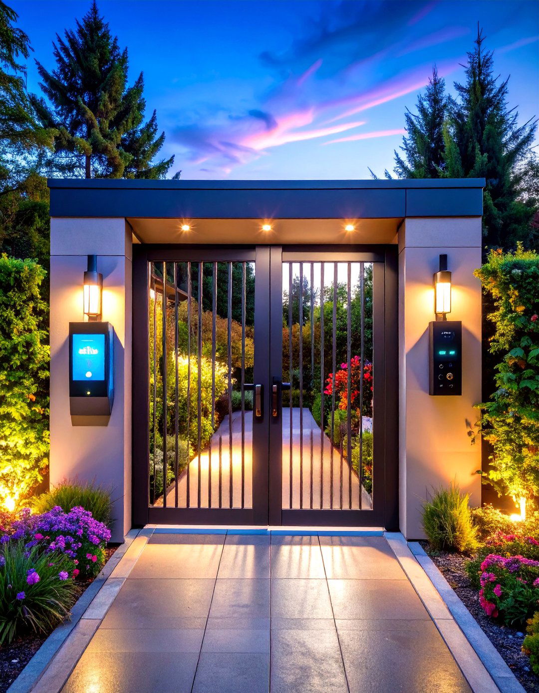 Smart Automated Garden Gates - 24 garden gate ideas