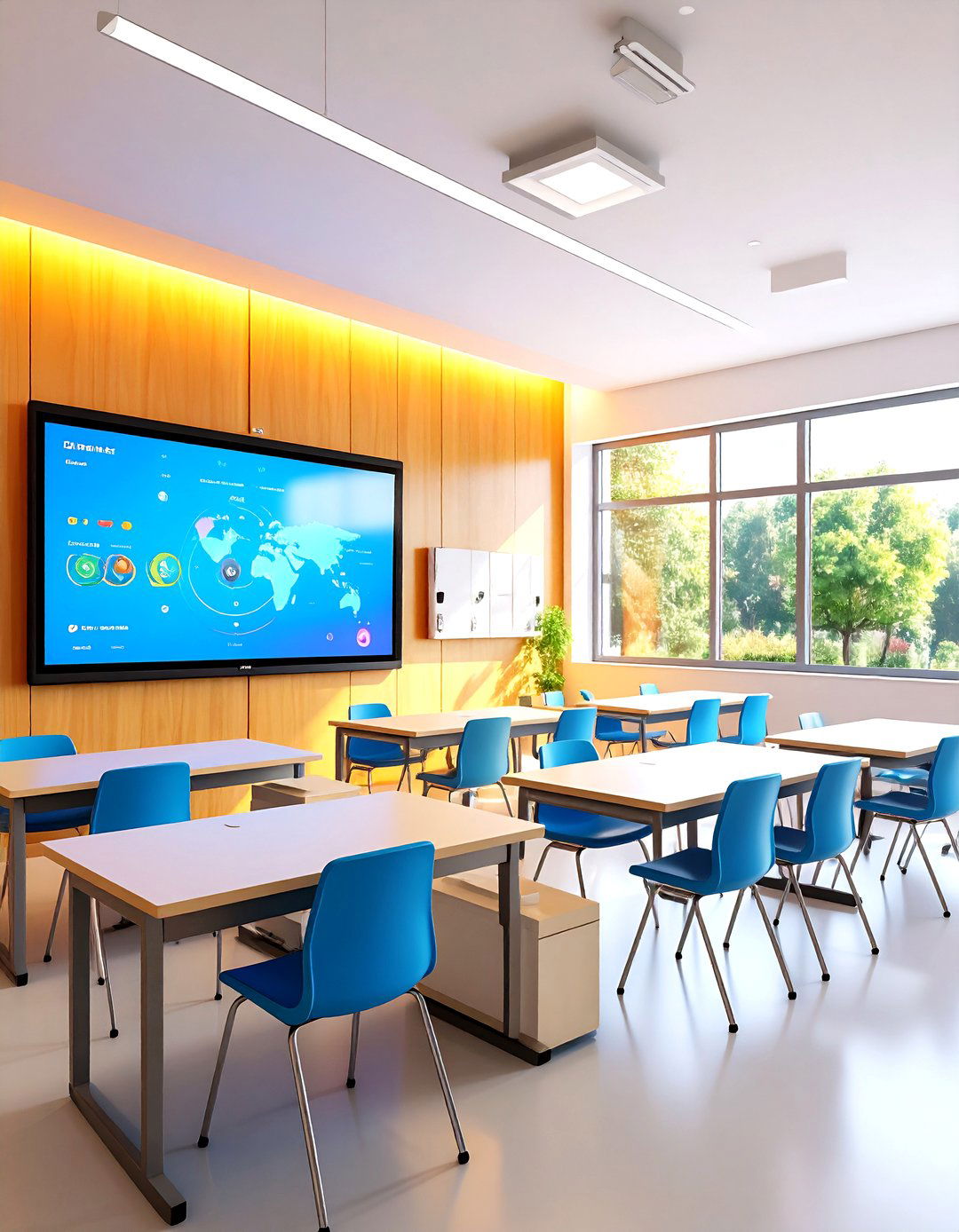 Smart Color Temperature Controls - 24 Classroom Lighting Ideas