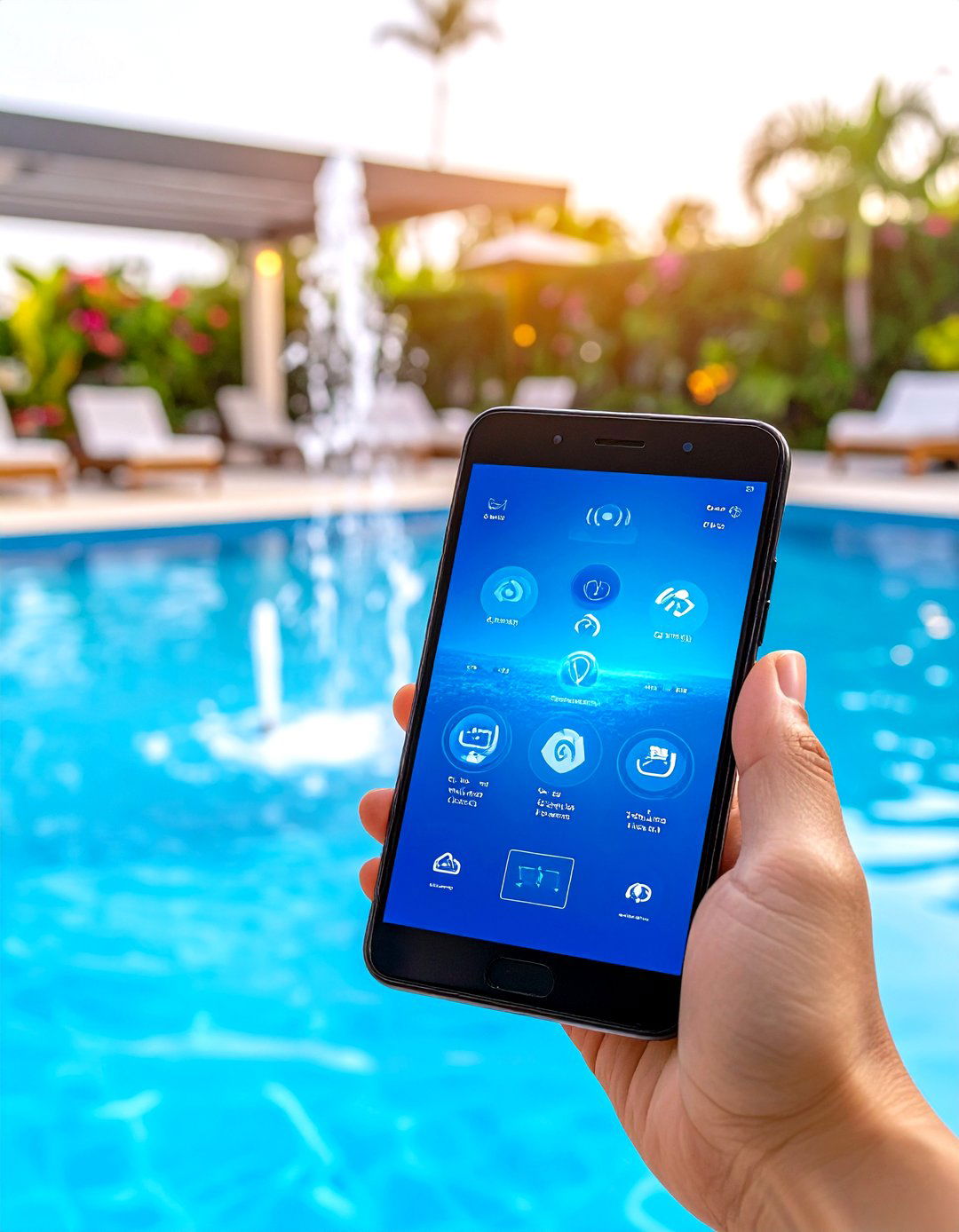 Smart Control Integration - 24 Pool Fountain Ideas