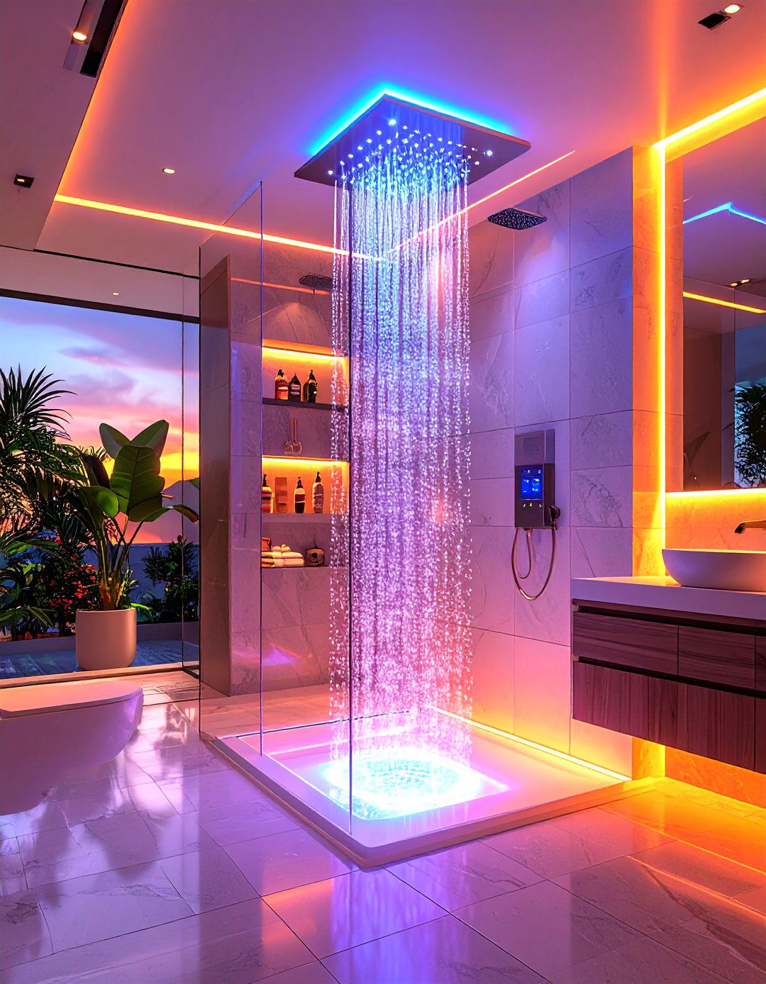 Smart Digital Shower Control Systems - 24 Modern Shower Ideas