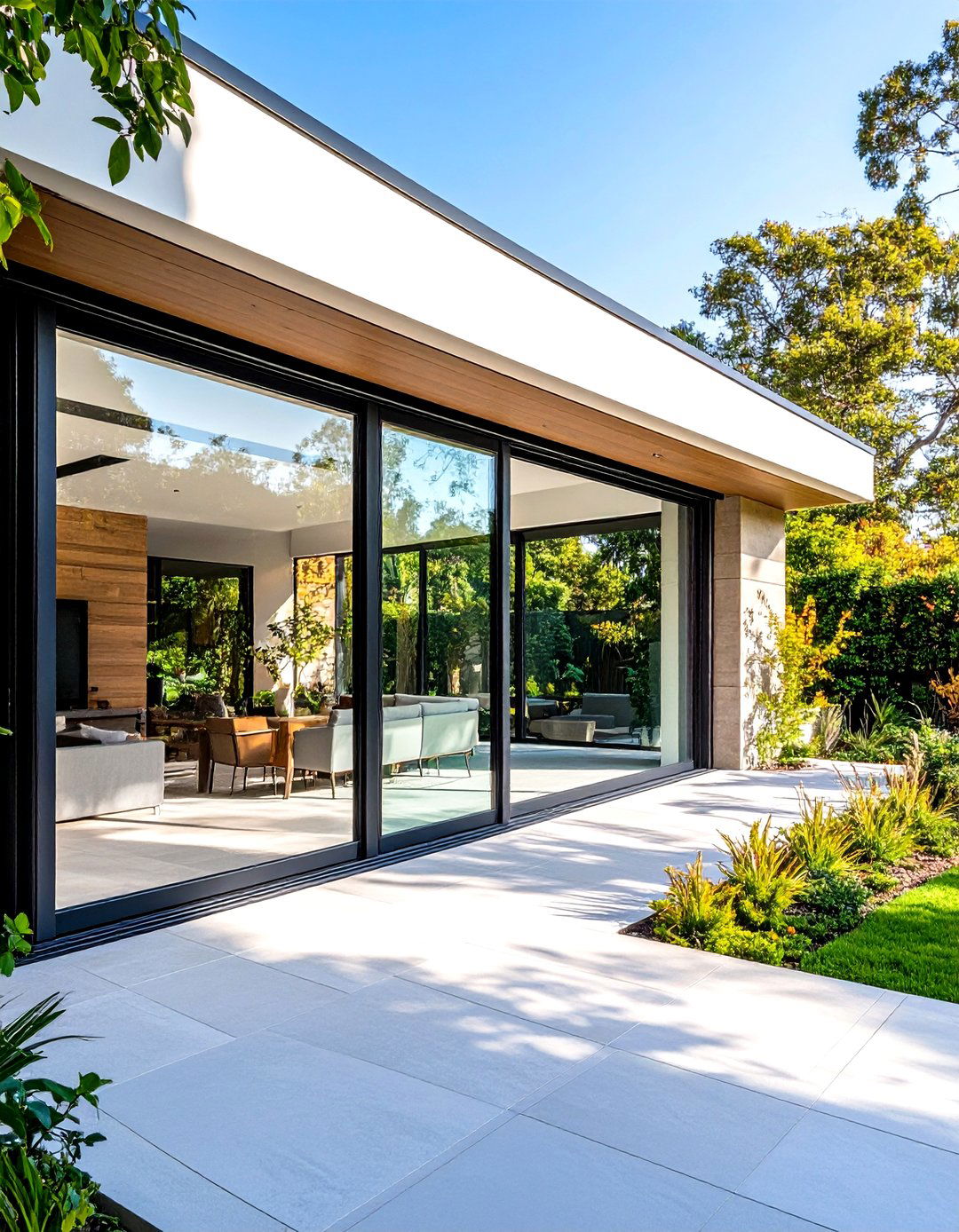 Smart Glass Privacy Walls - 24 Privacy Patio Ideas