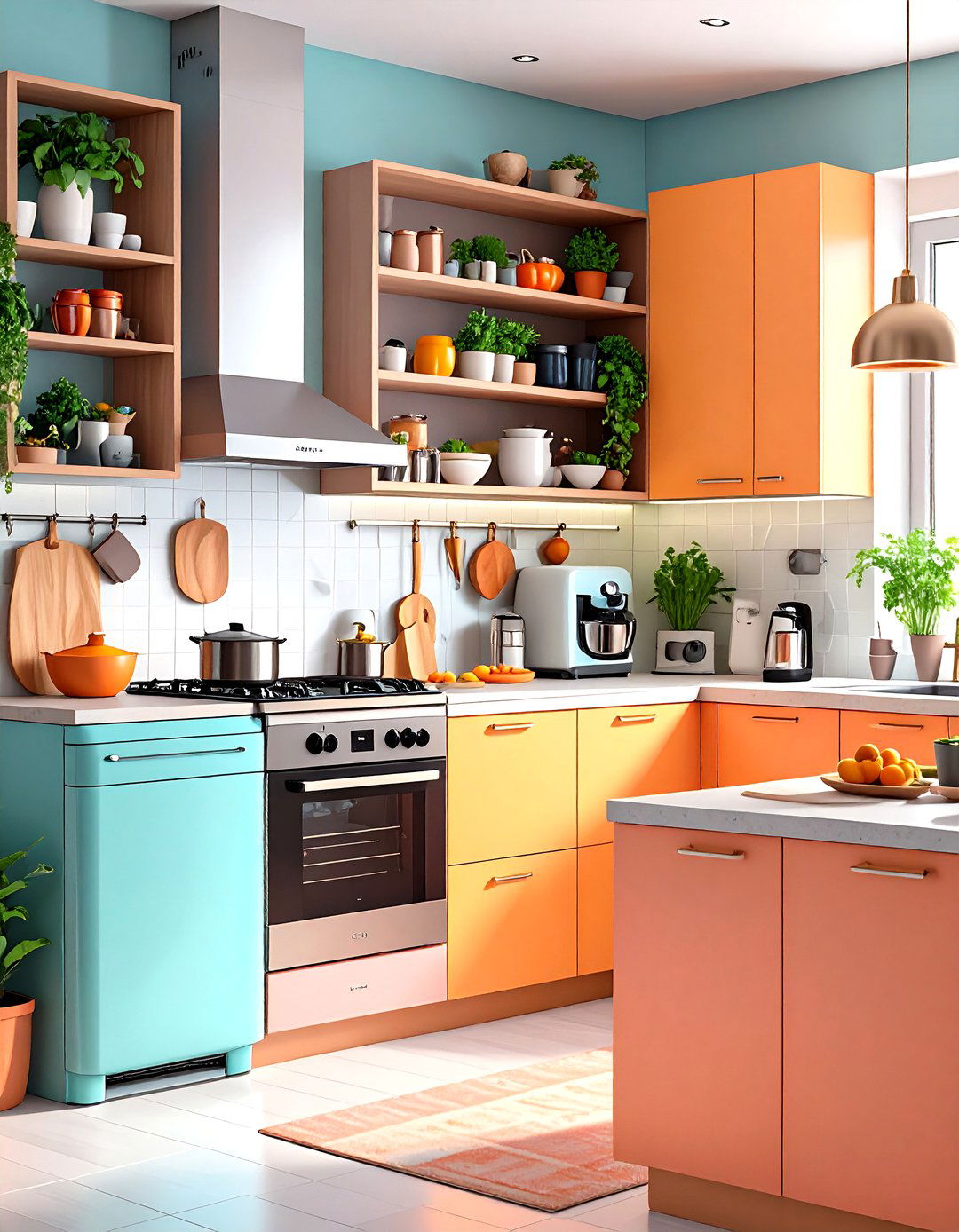 Smart Home Technology Counter Integration - 24 Kitchen Counter Decor Ideas
