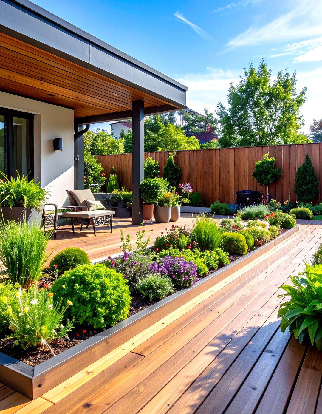 Smart Irrigation Deck Garden Systems - 24 Deck Decorating Ideas