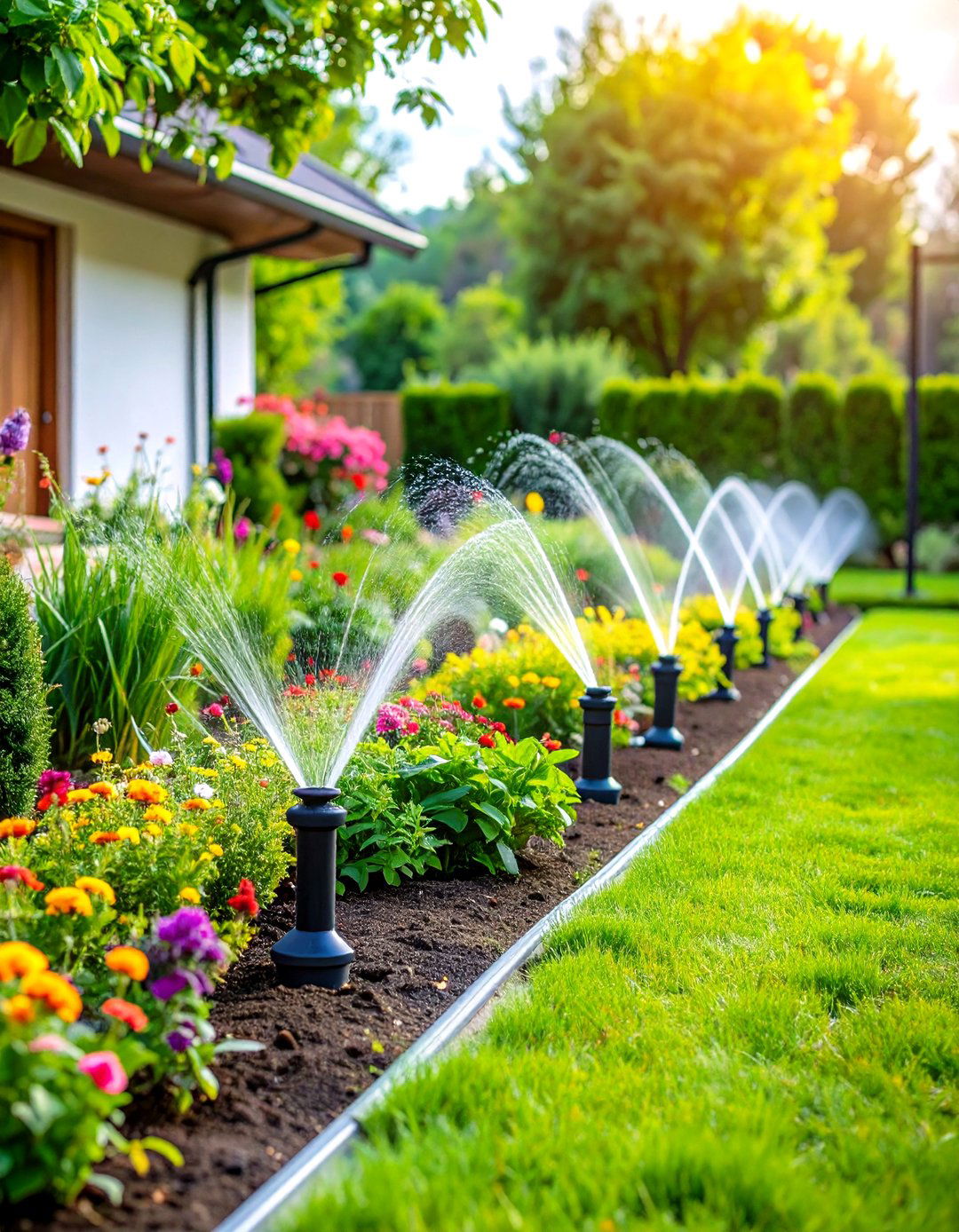Smart Irrigation Zones - 24 Small Backyard Landscaping Ideas