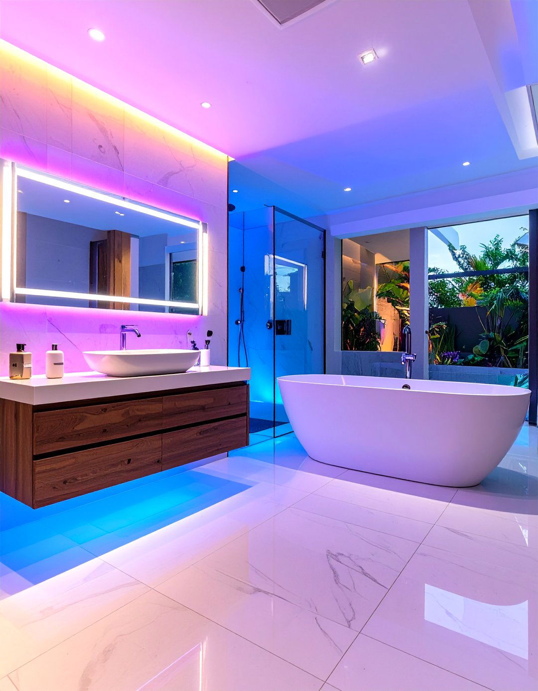 Smart Lighting Control Systems - 24 Bathroom Lighting Ideas