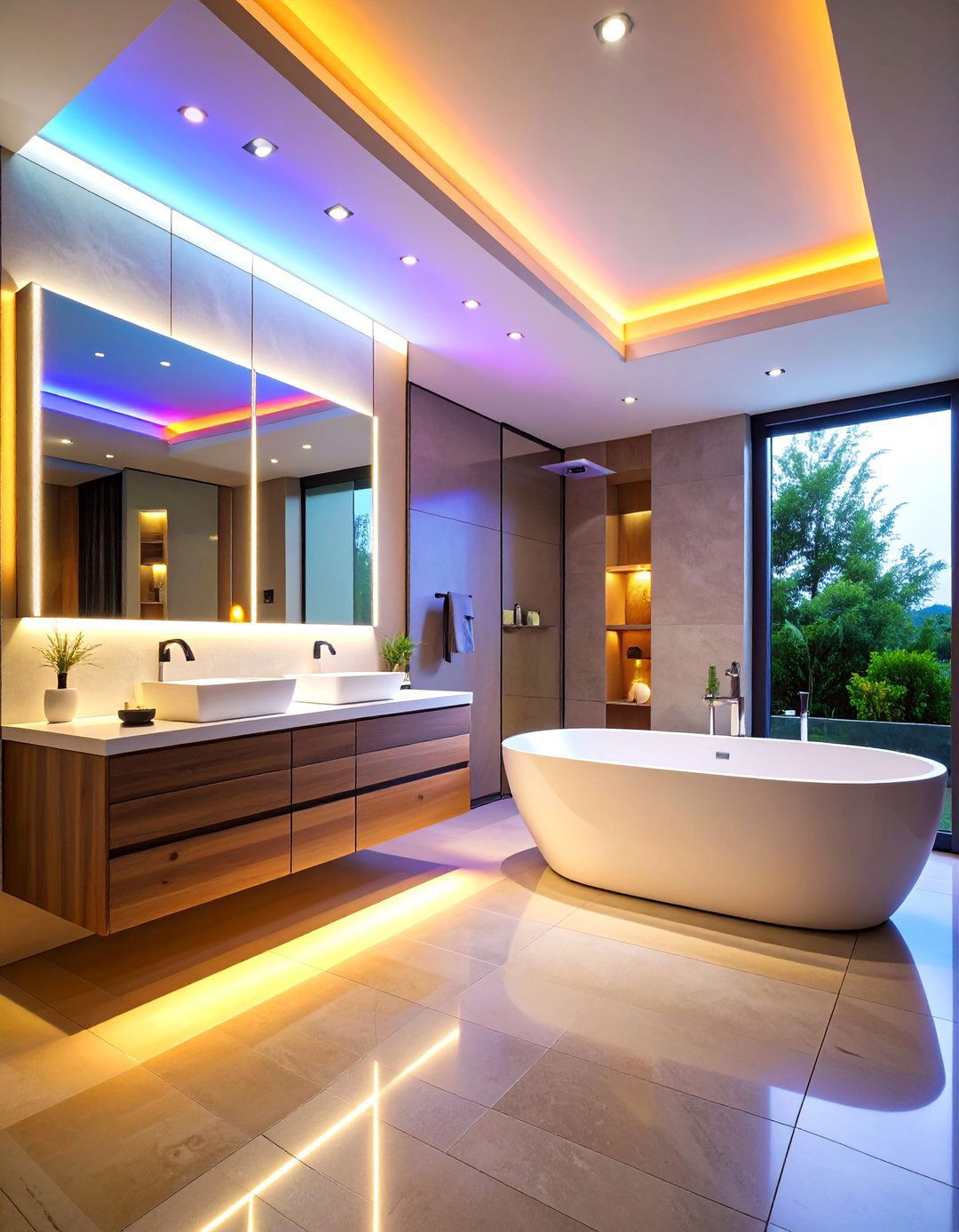 Smart Lighting Systems - 24 Bathroom Ceiling Ideas