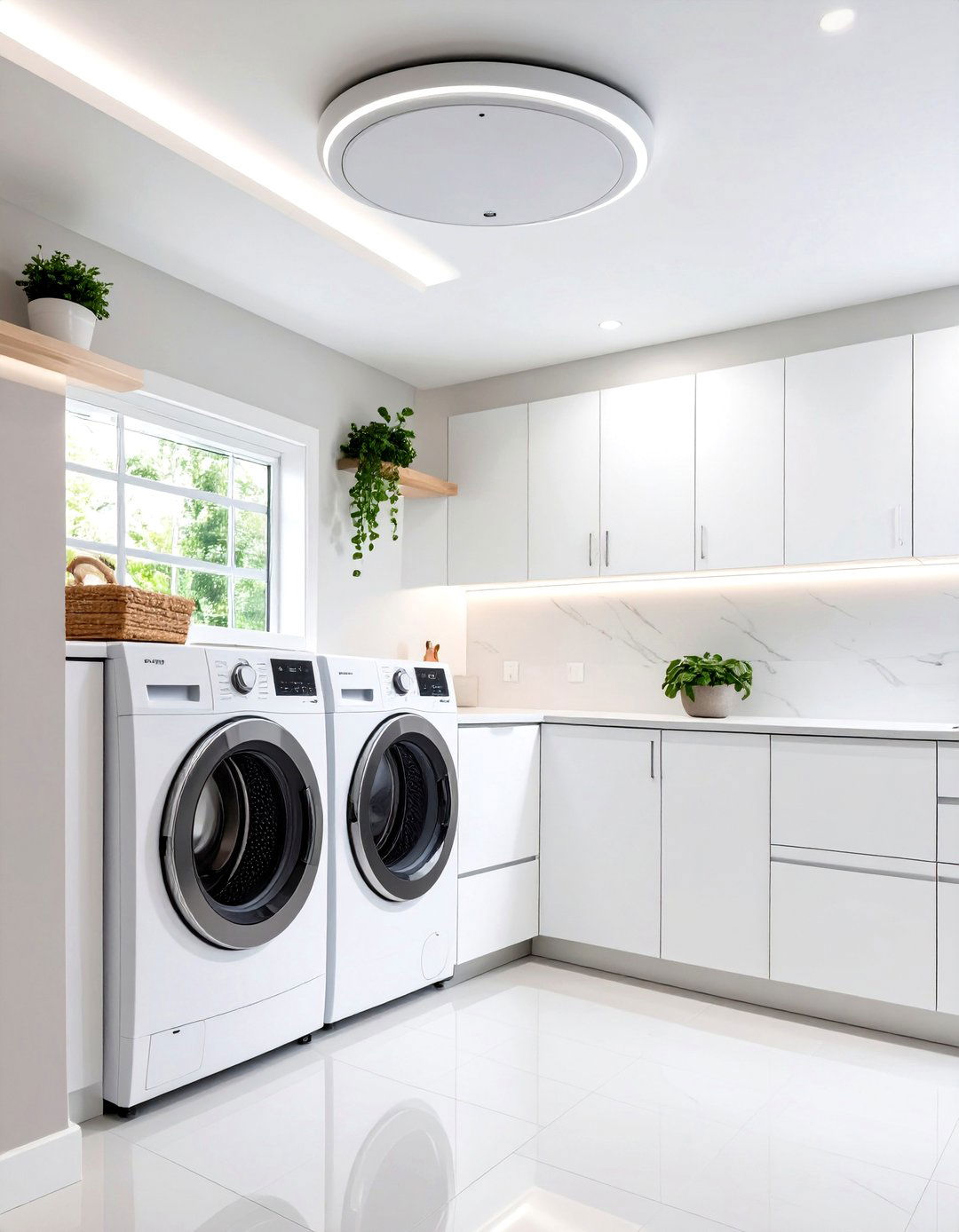 Smart Motion Sensor Ceiling Lights - 24 Laundry Room Lighting Ideas