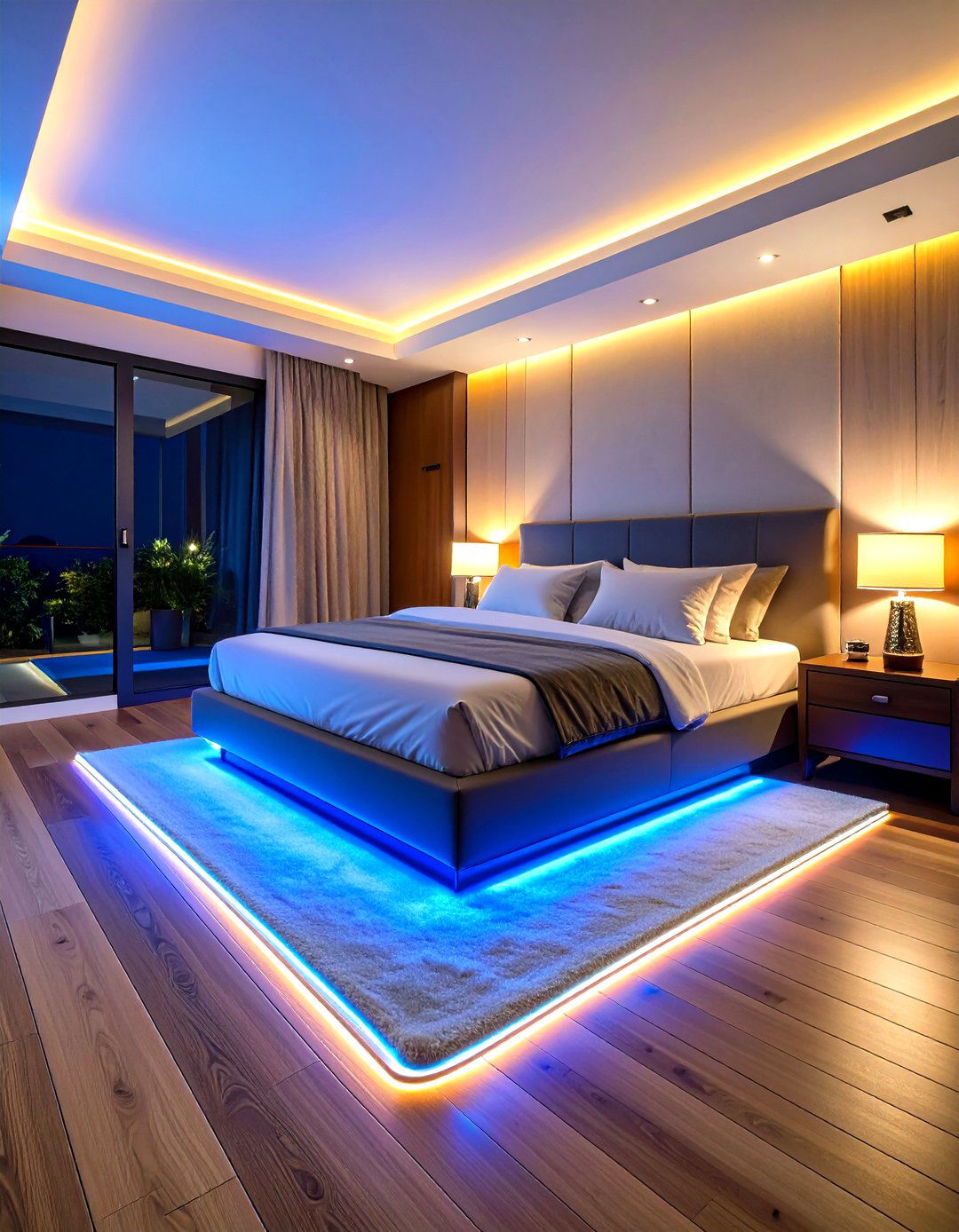 Smart Motion Sensor Pathway Lighting - 24 Bedroom Lighting Ideas