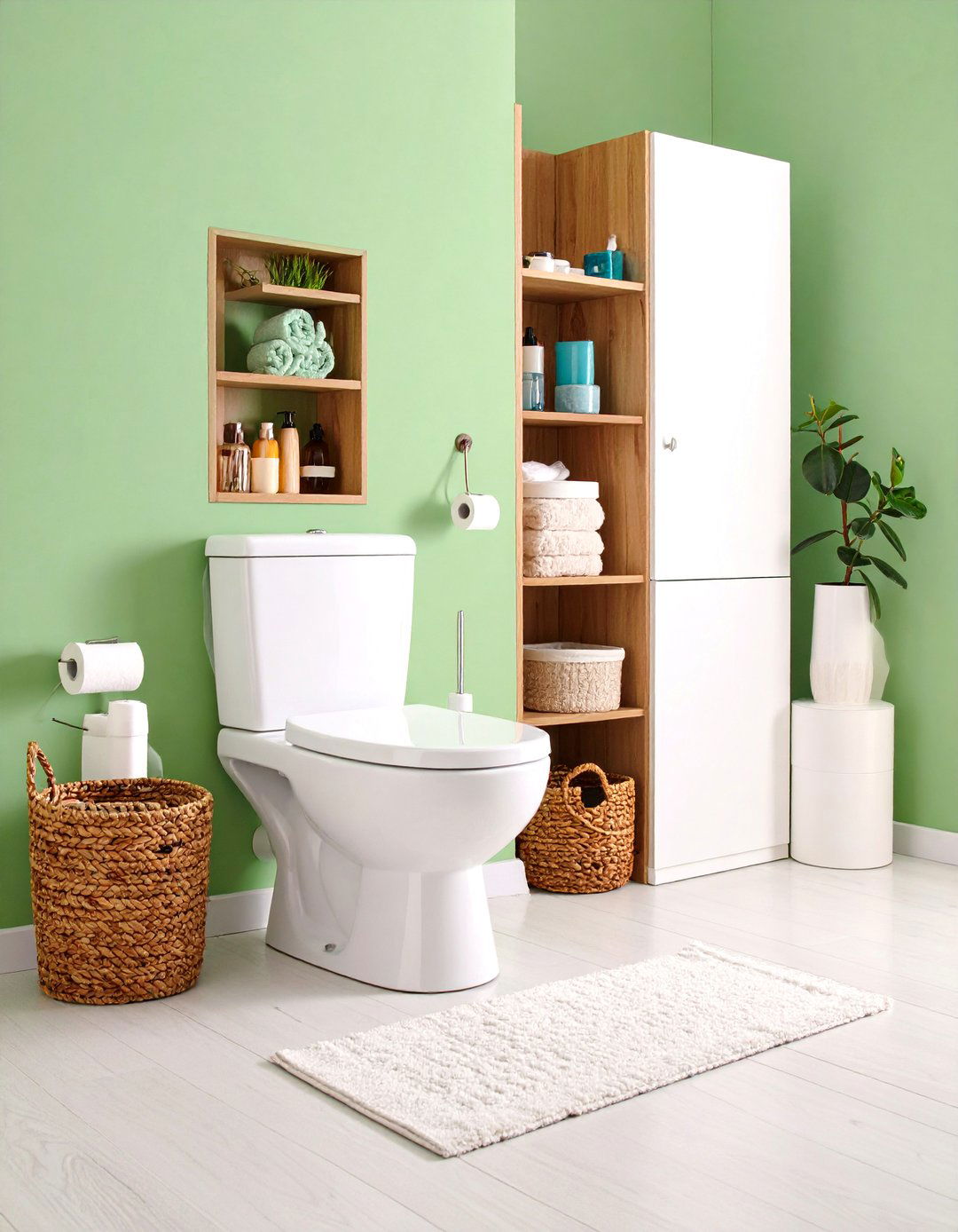 Smart Storage Integration - 24 Downstairs Toilet Ideas