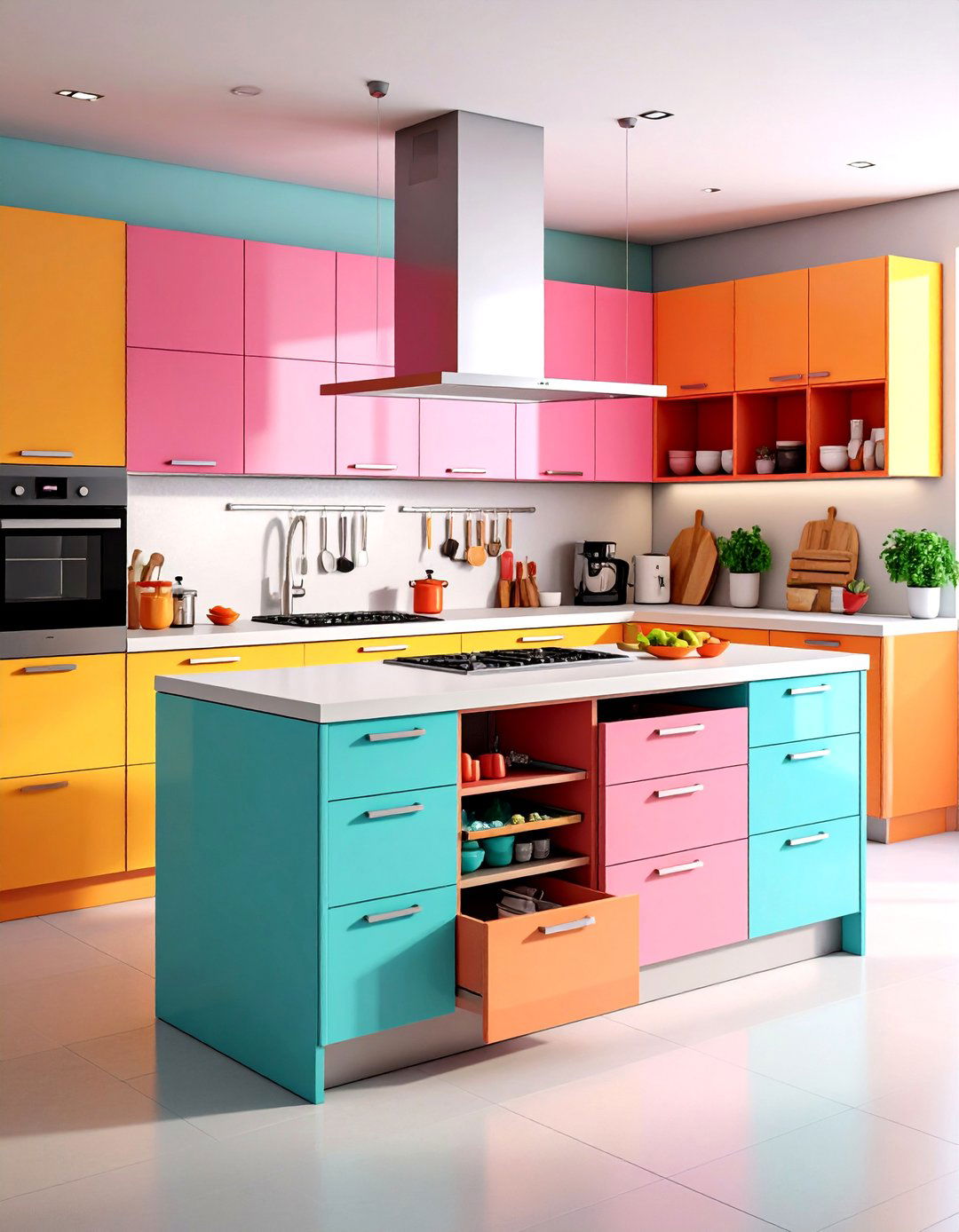 Smart Storage Solutions - 24 kitchen island decor ideas