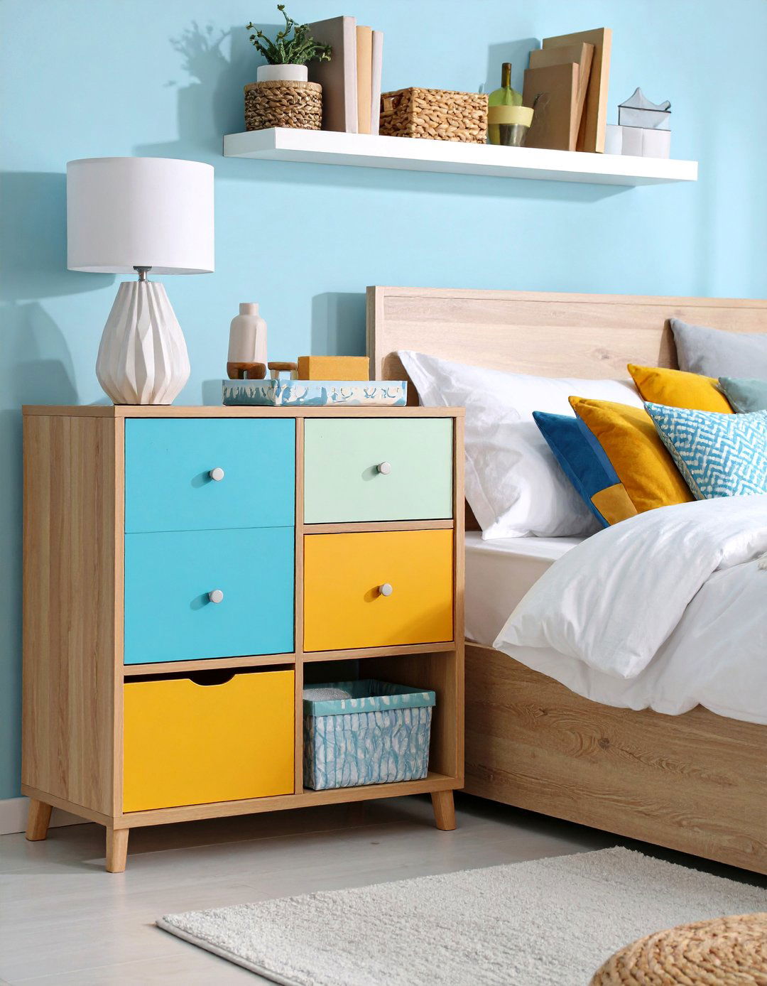 Smart Storage Solutions - 24 Nightstand Decor Ideas