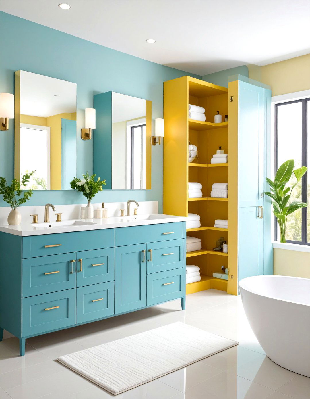 Smart Storage Solutions - 24 Jack and Jill Bathroom Ideas