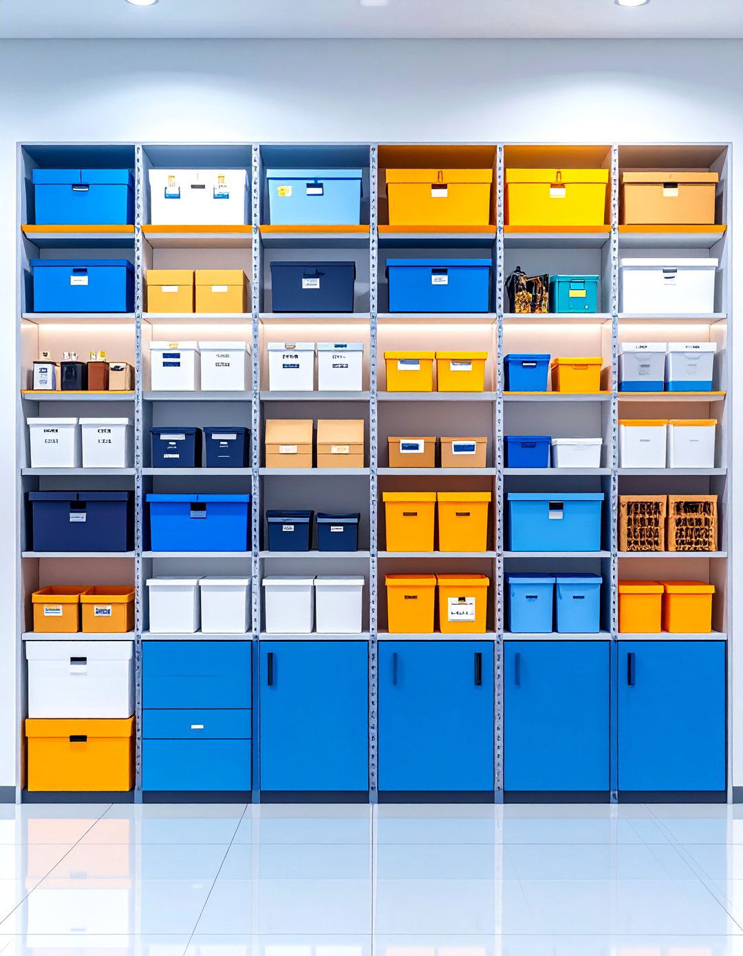 Smart Storage Wall System - 24 Art Room Ideas