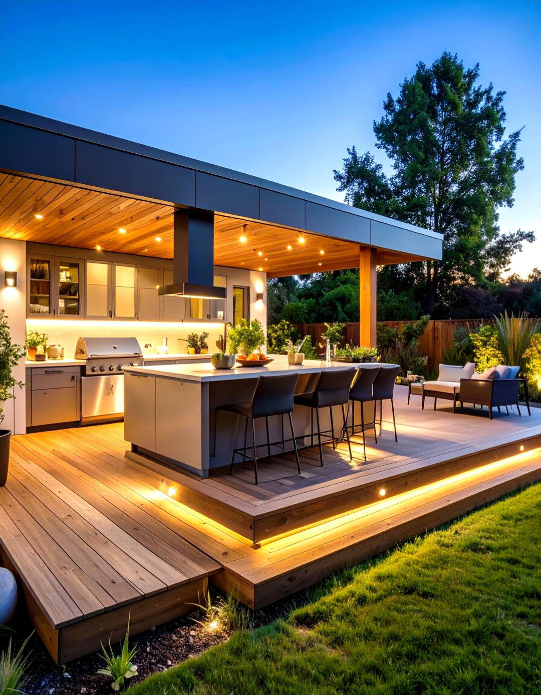 Smart Technology Deck Kitchen