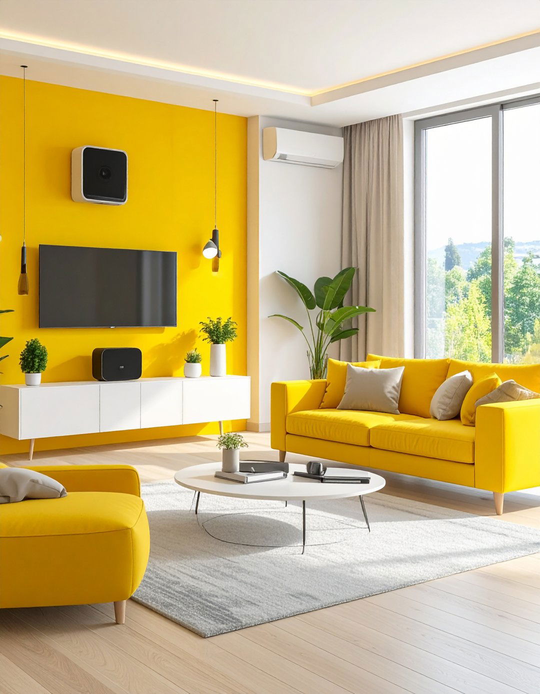 Smart Technology Integrated Living Room - 24 Pinterest Living Room Decor Ideas