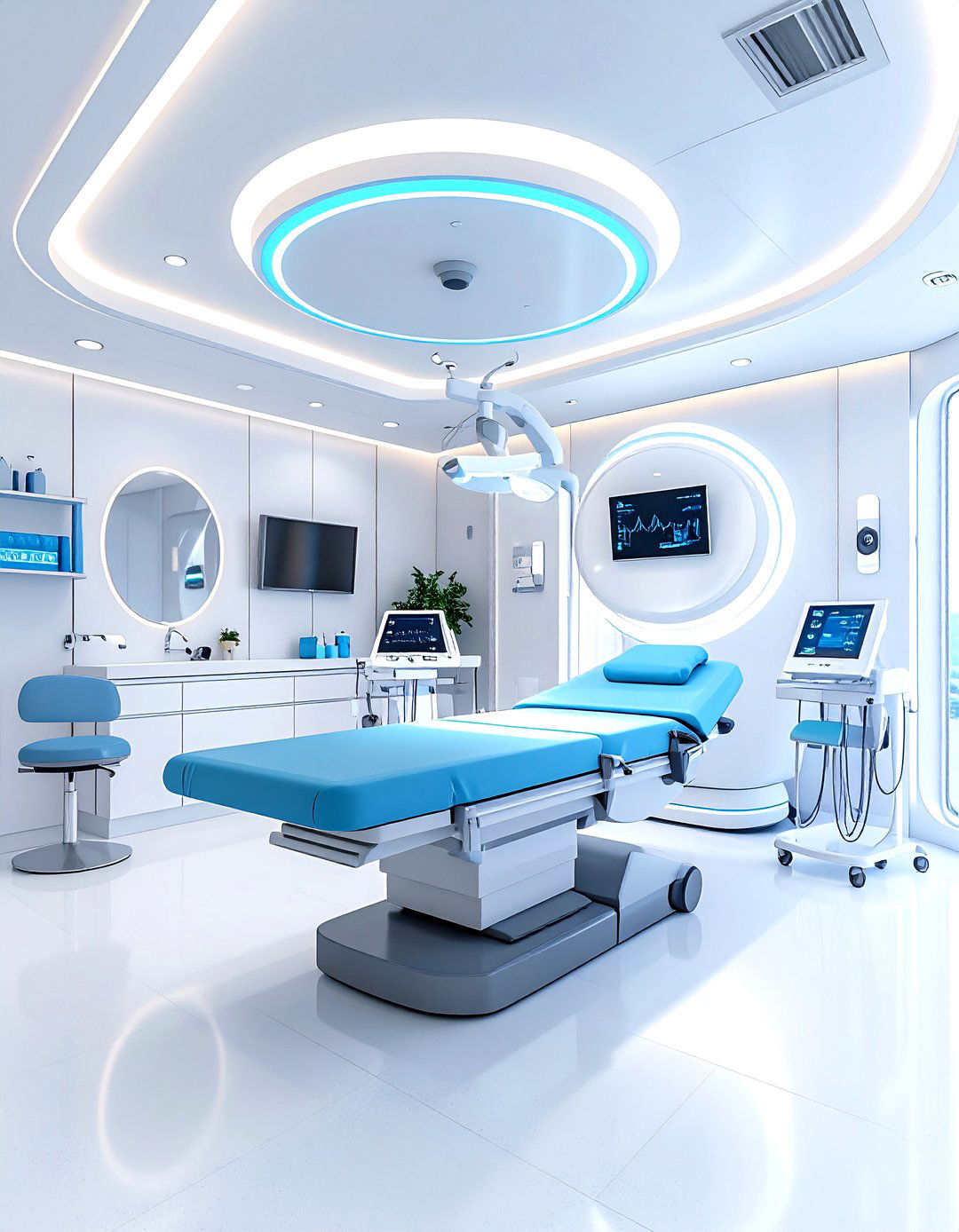 Smart Technology Integrated Room - 24 Esthetician Room Ideas