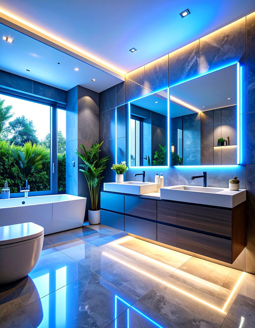 Smart Technology Integration - 24 Family Bathroom Ideas