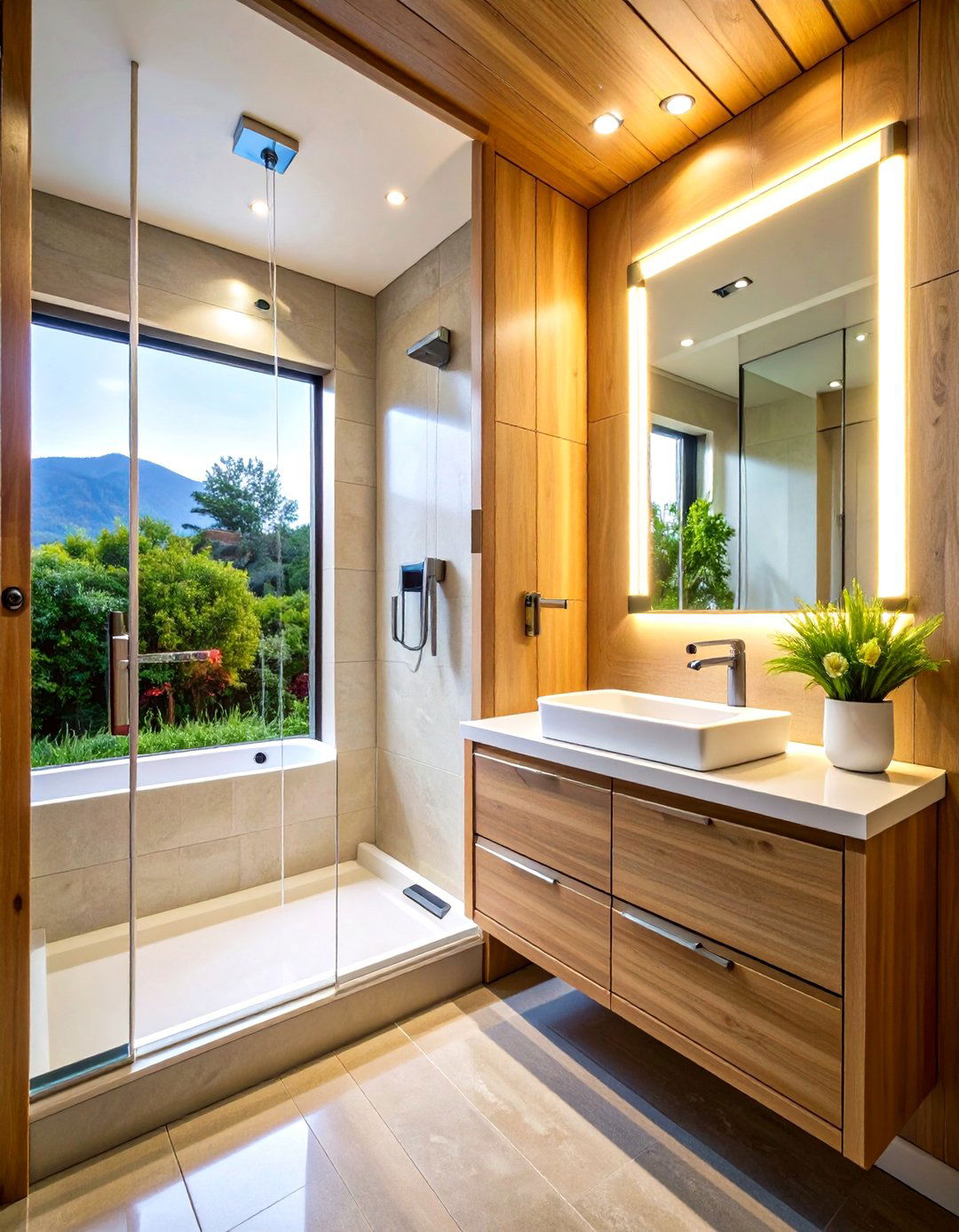 Smart Technology Integration Hub - 24 Small Rv Bathroom Ideas