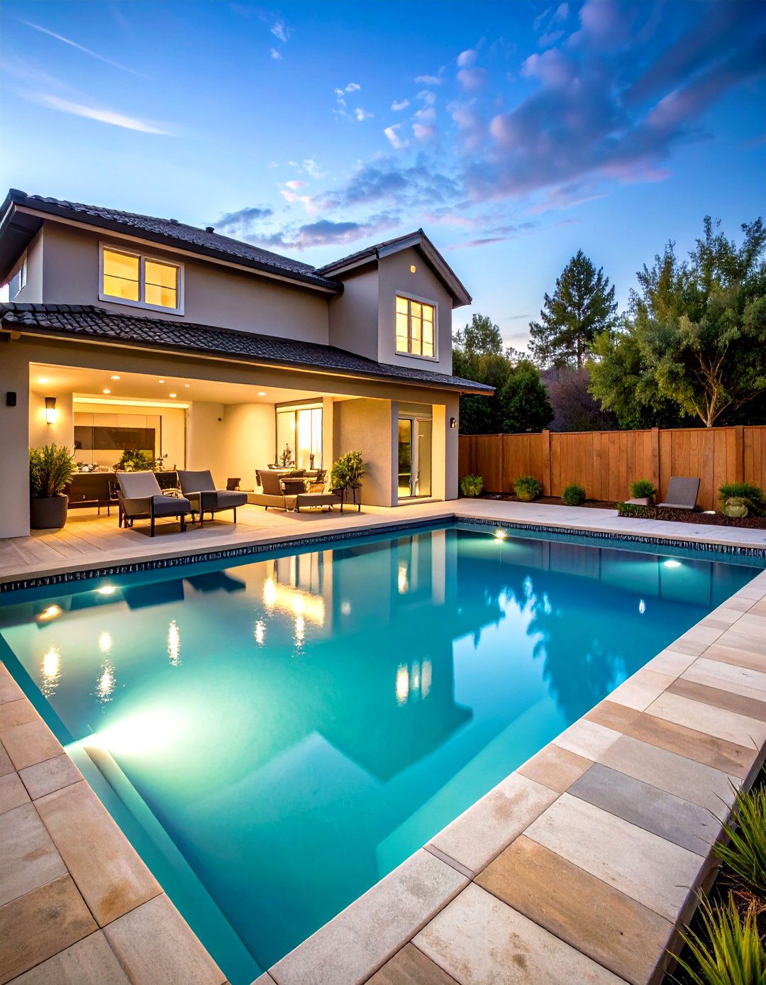 Smart Technology Integration Pool - 24 Small Inground Pool Ideas