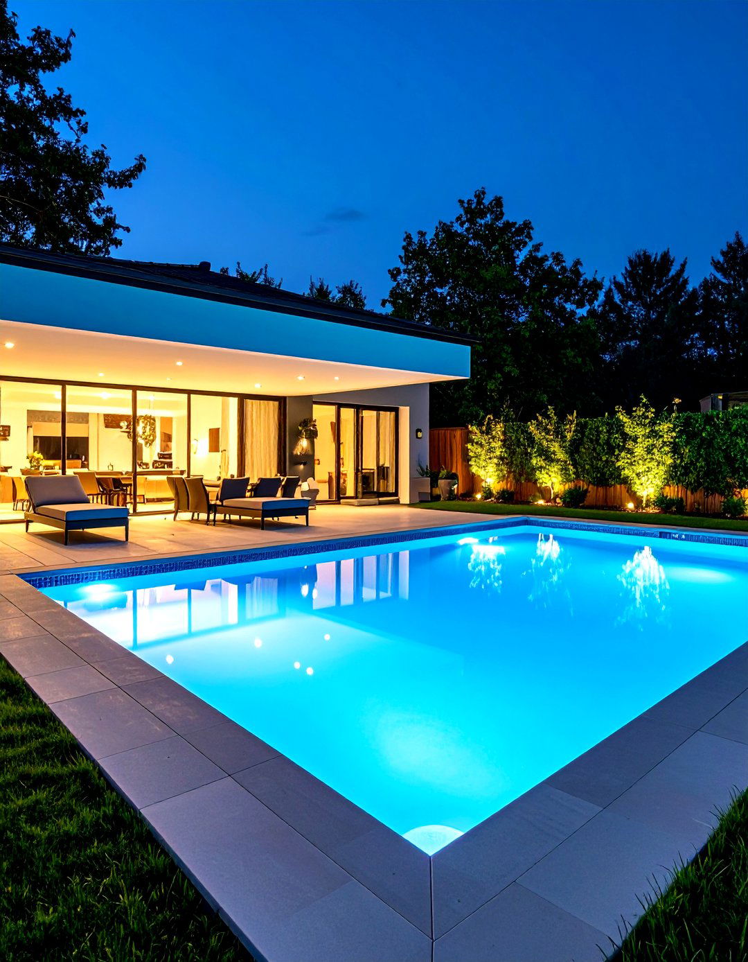 Smart Technology Pool Features - 24 Small Pool Ideas