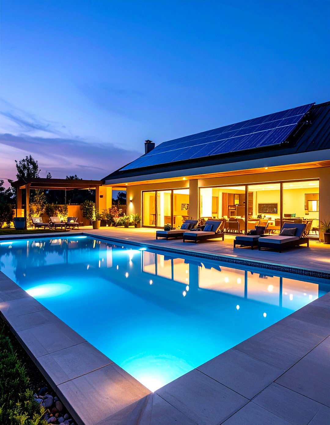 Smart Technology Pool Patio - 24 Pool Patio Ideas