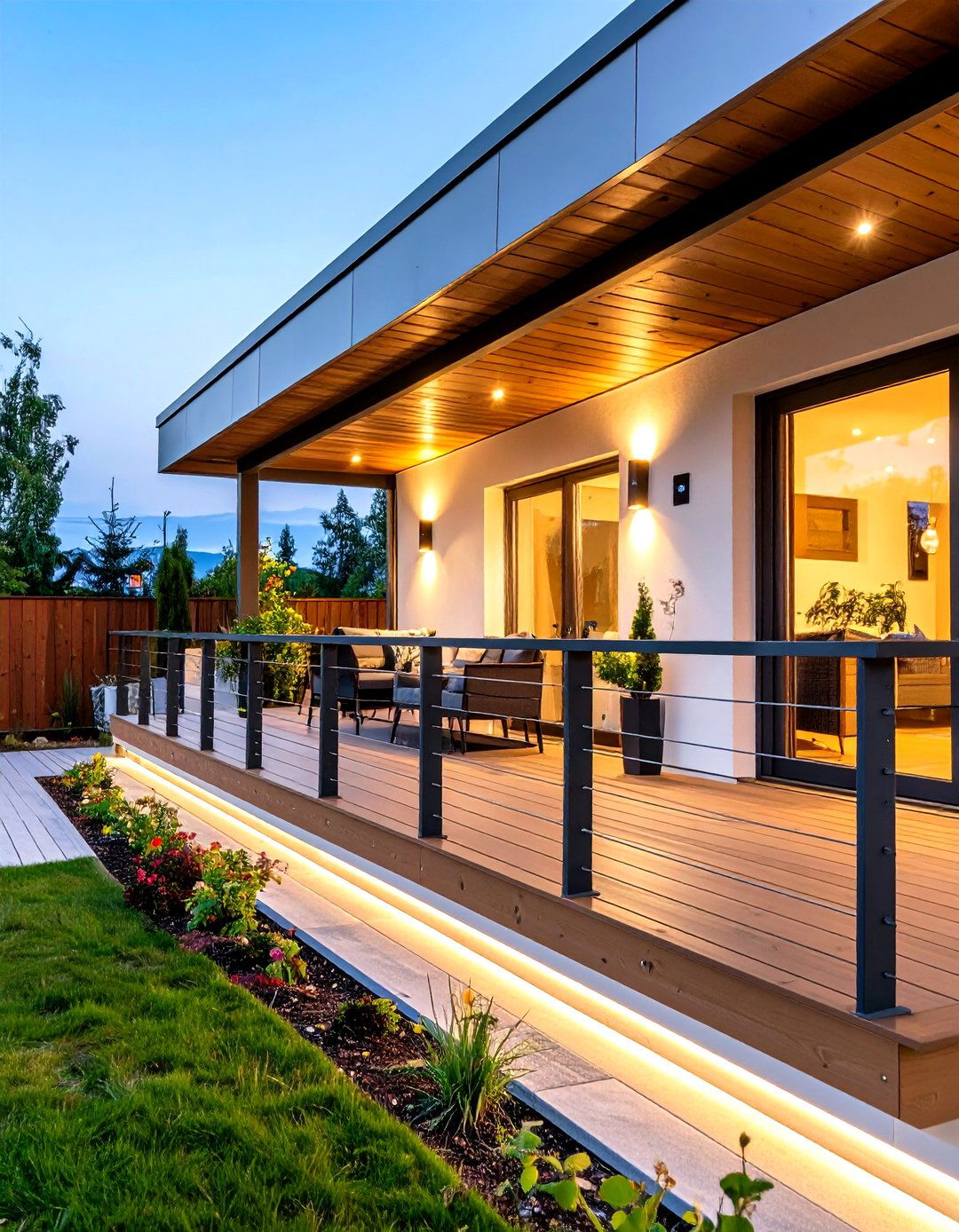 Smart Technology Porch Railing - 24 Porch Railing Ideas