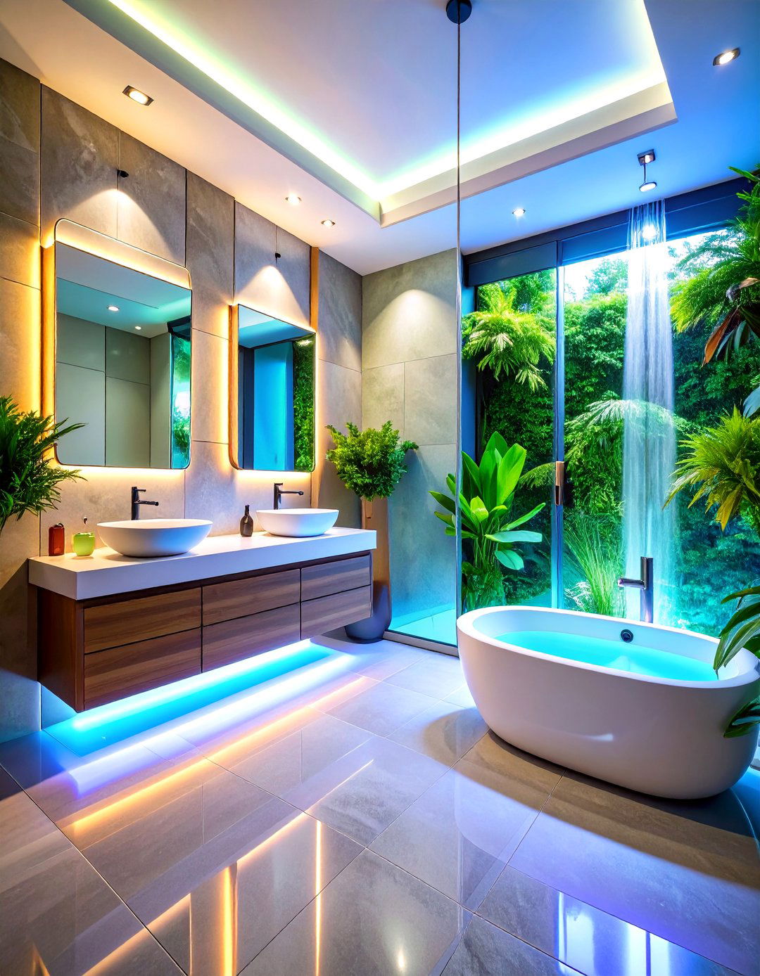 Smart Technology Spa Integration - 24 Spa Decor Ideas