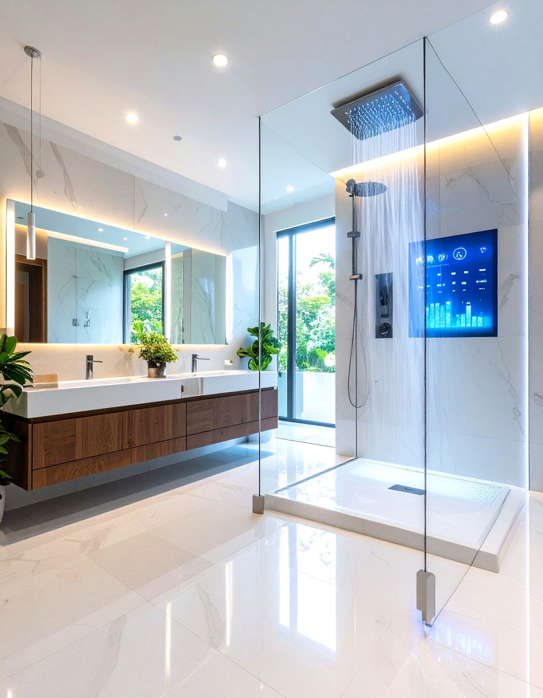 Smart Water Management - 24 Luxury Shower Ideas