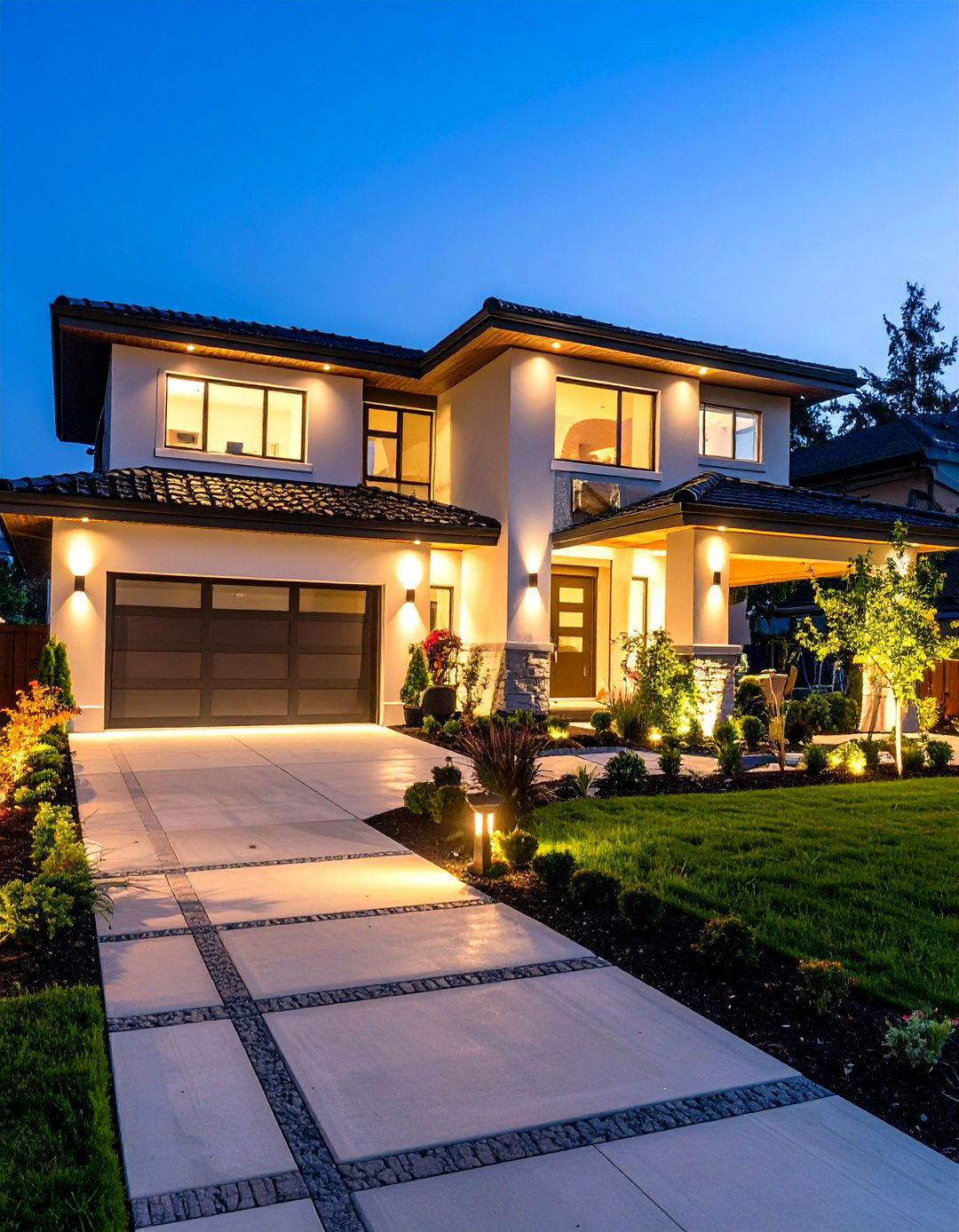 Smart WiFi Driveway Lighting Control - 24 Driveway Lighting Ideas