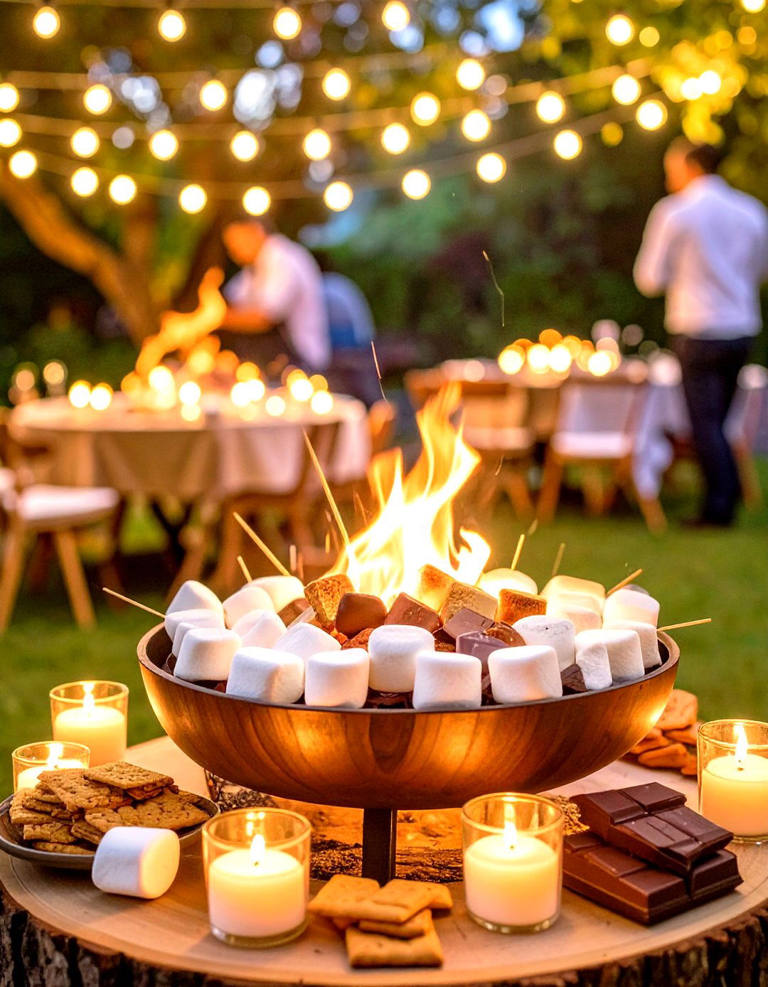 Smores Experience Station - 24 Wedding Food Ideas