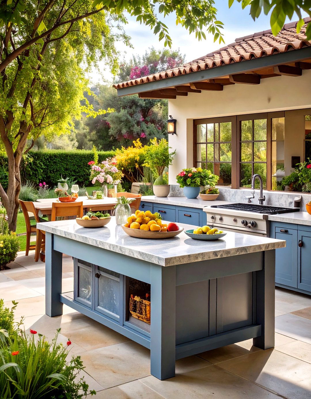 Soapstone Outdoor Workstations - 24 Outdoor Countertop Ideas