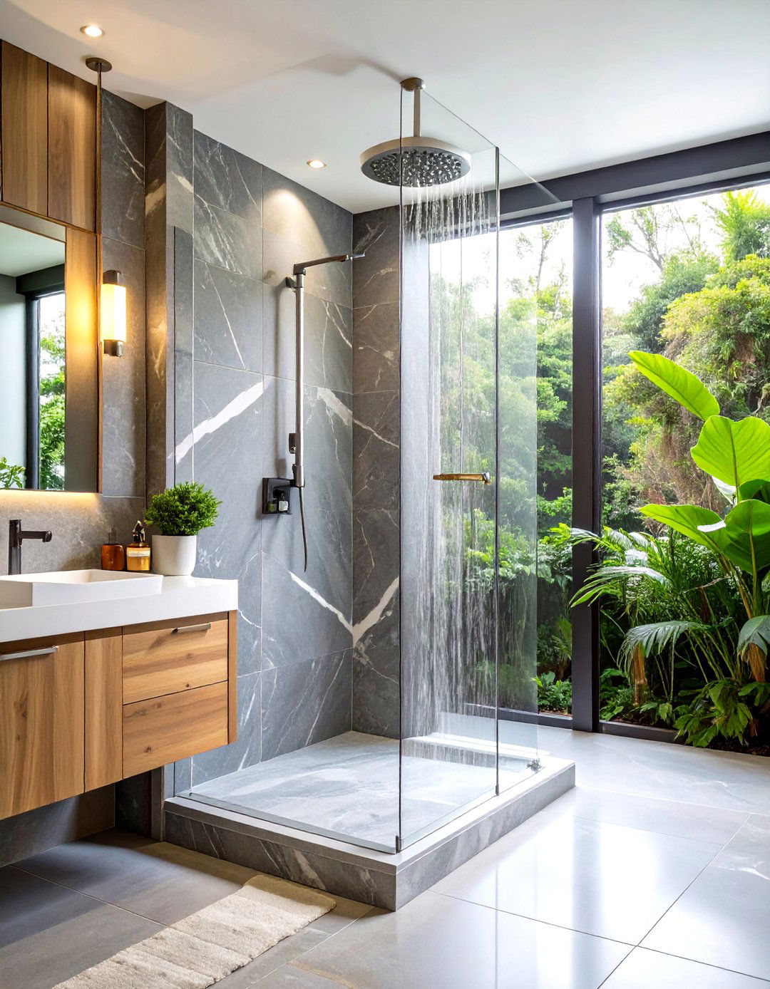 Soapstone Smooth Sophistication - 24 Stone Shower Design Ideas