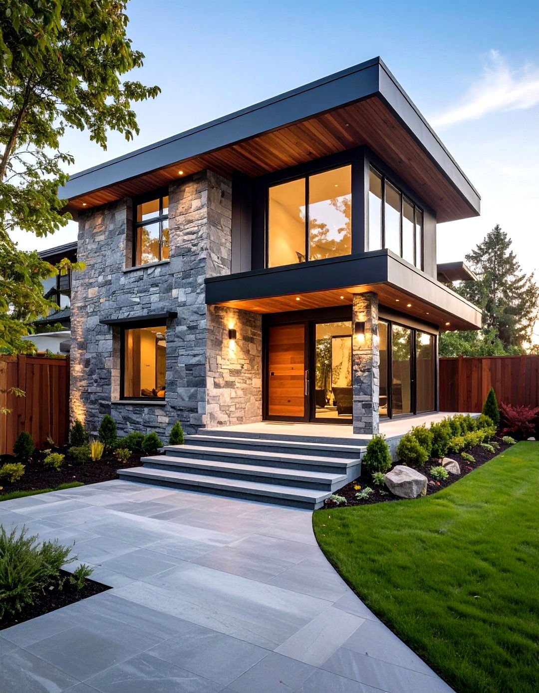 Soapstone Wall Applications - 24 Types of Exterior House Stone