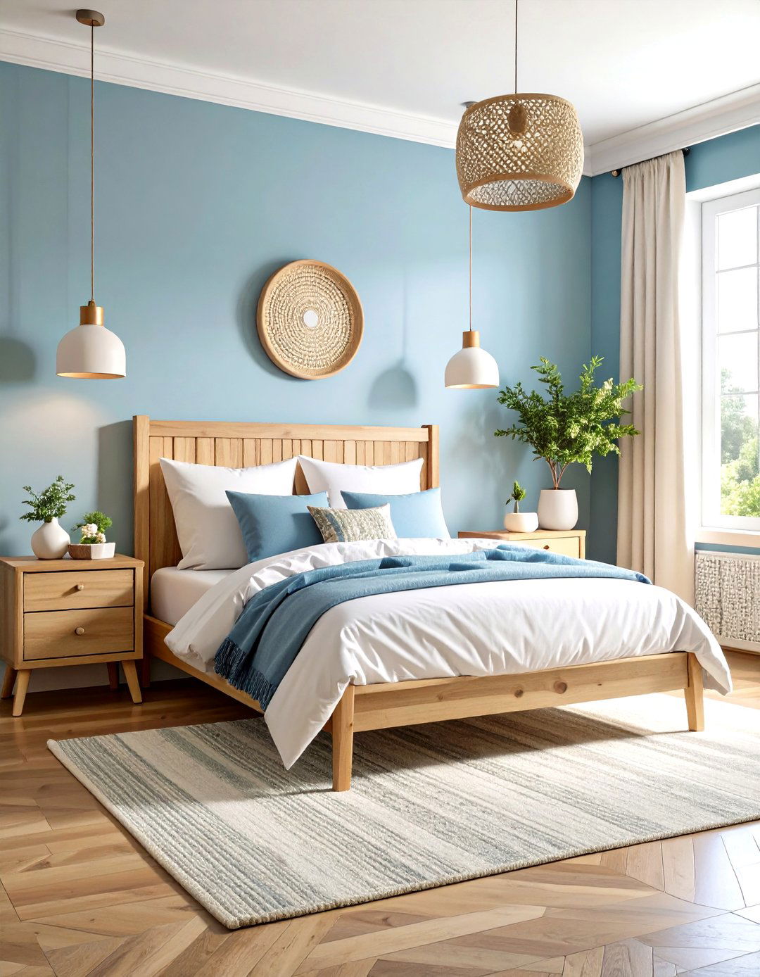 Soft Blue Serenity Theme - 24 Kids Room Paint Ideas