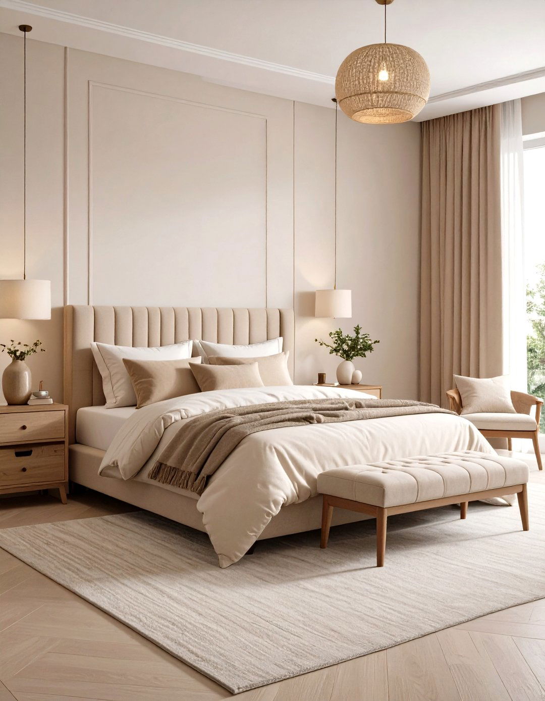 Soft Neutral Contemporary Bedroom Design - 24 Contemporary Interior Design Style Ideas