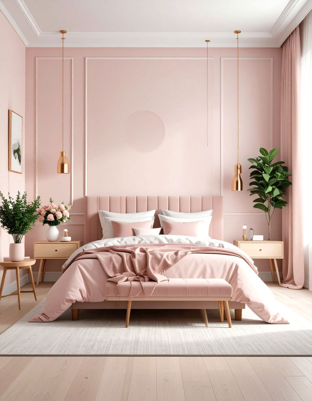 Soft Pink Guest Room Tranquility - 24 small guest room ideas