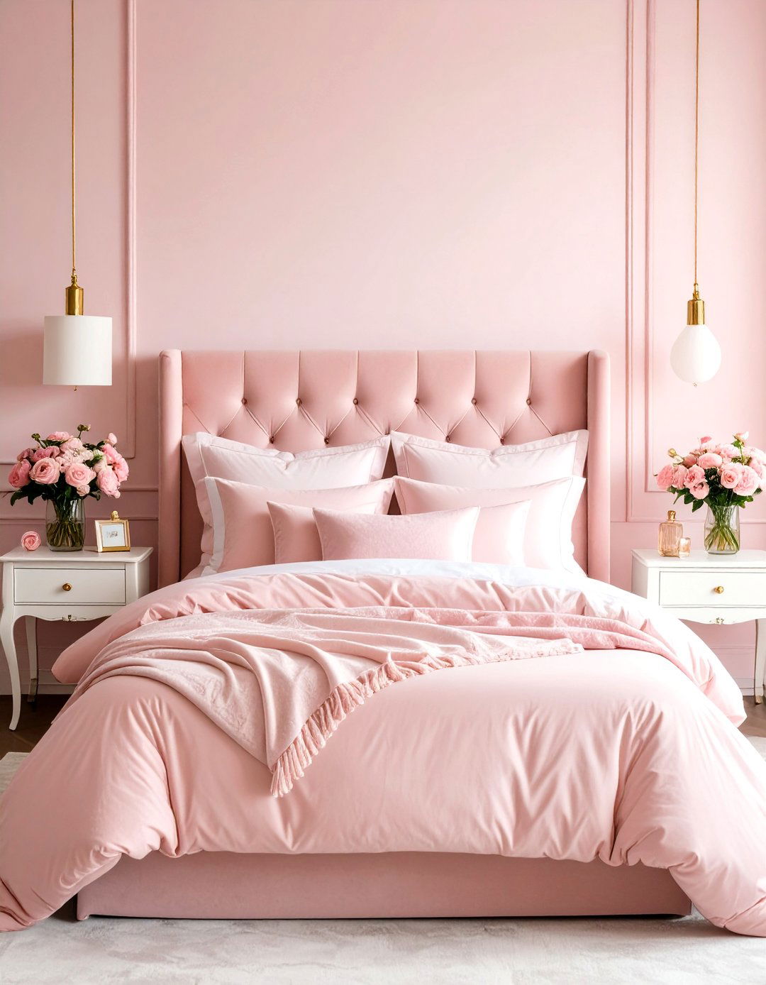 Soft Pink Paradise Retreat - 24 Shabby Chic Bedroom Ideas