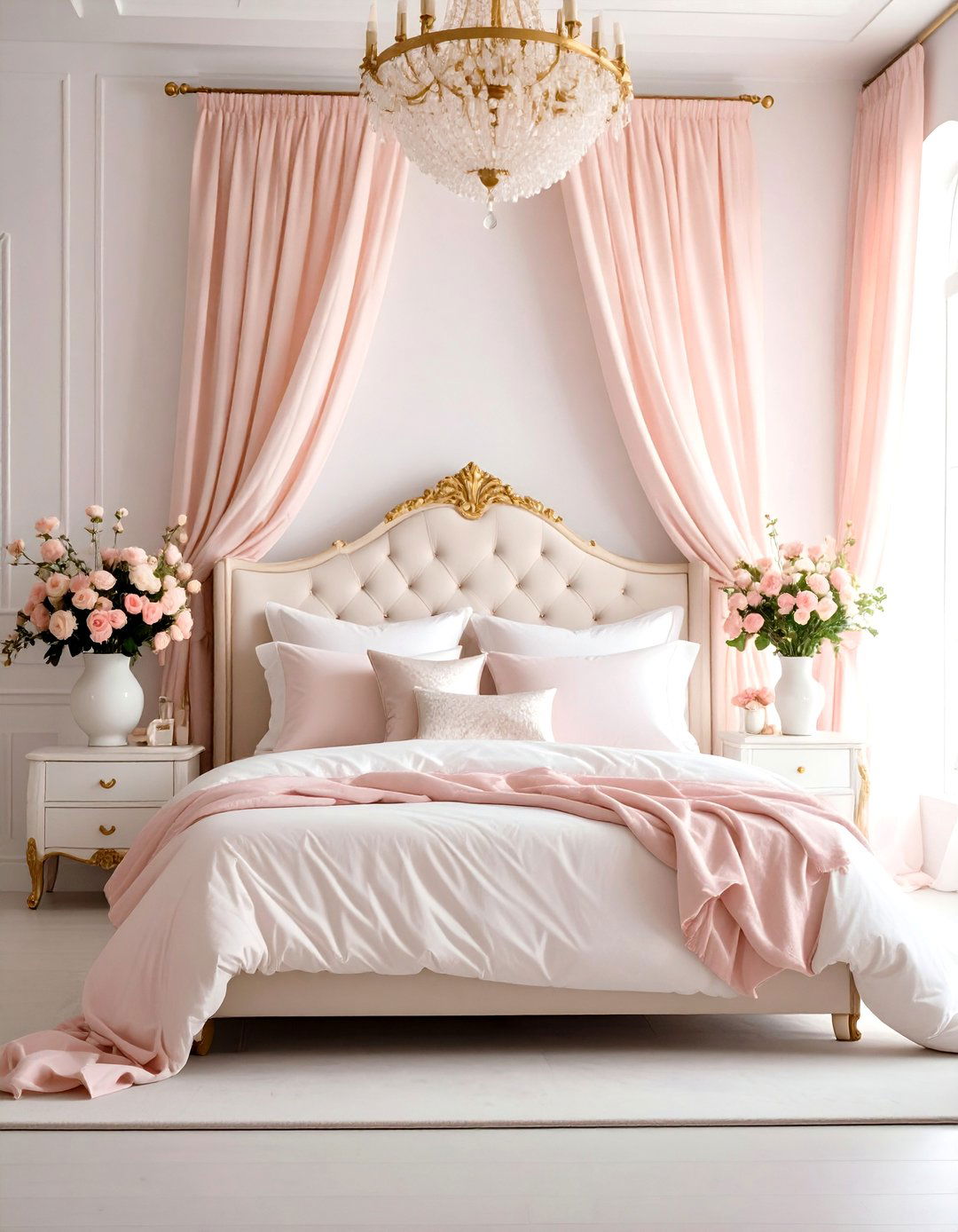 Soft Pink and White Paradise - 24 romantic bedroom ideas