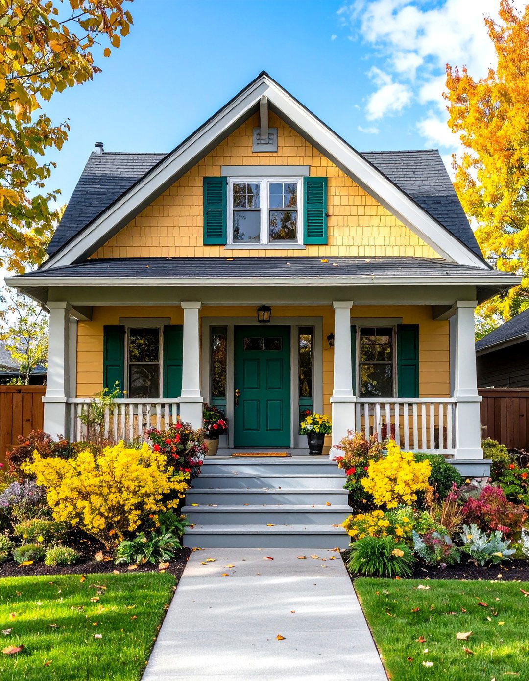 Soft Wheat Gold - 24 Exterior Color Palettes for Small Homes