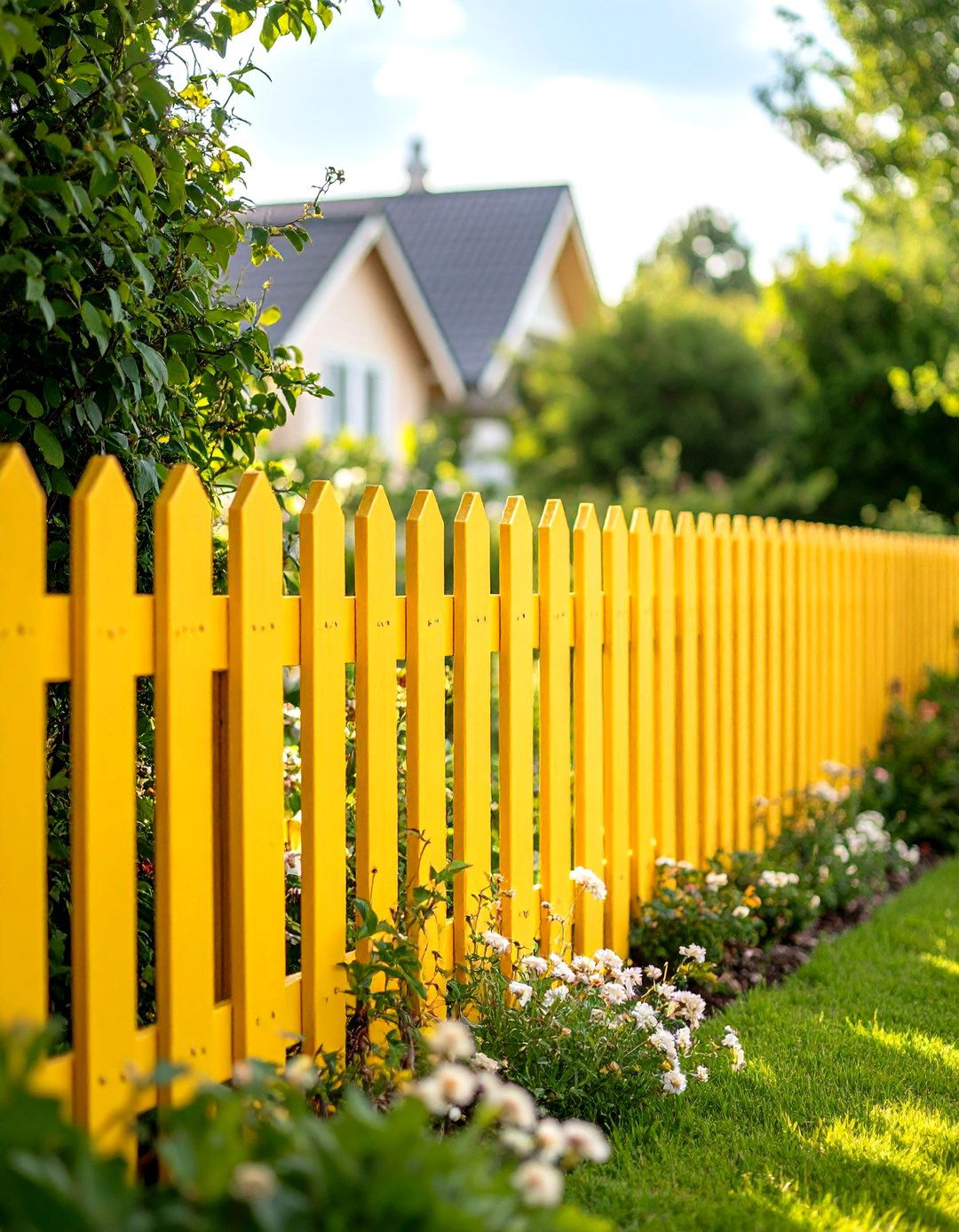 Soft Yellow Sunshine Fence Paint - 24 Fence Paint Colours