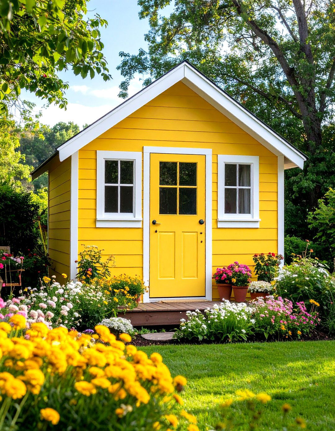 Soft Yellow Sunshine - 24 Shed Color Ideas
