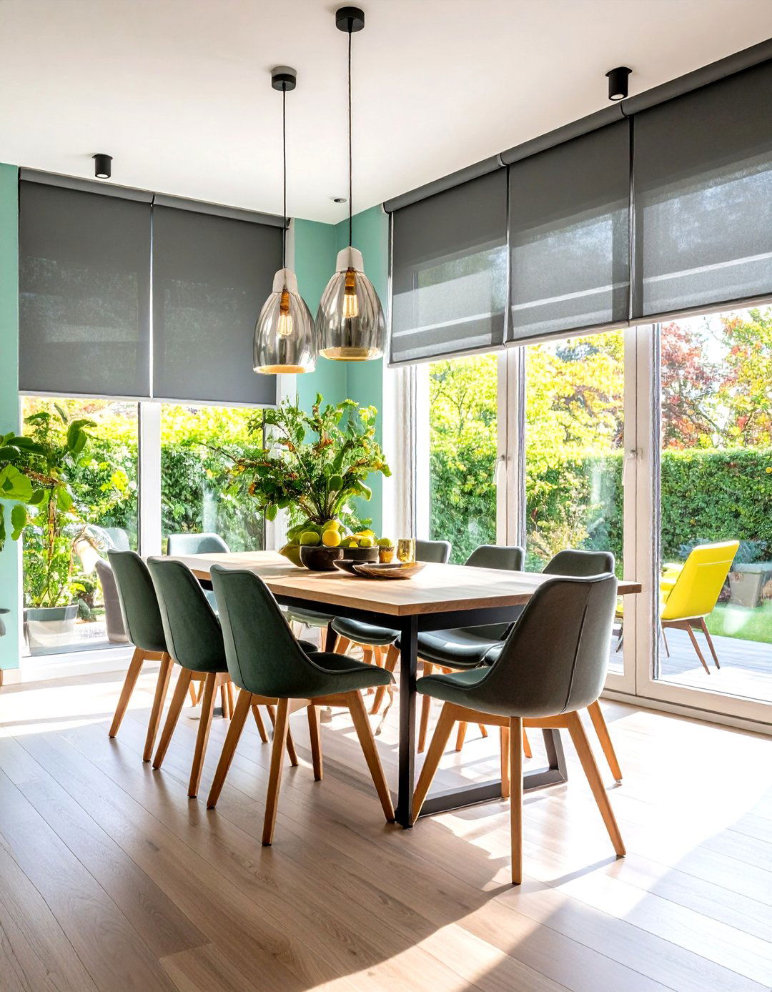 Solar Shade Glare Protection - 24 Dining Room Window Treatments