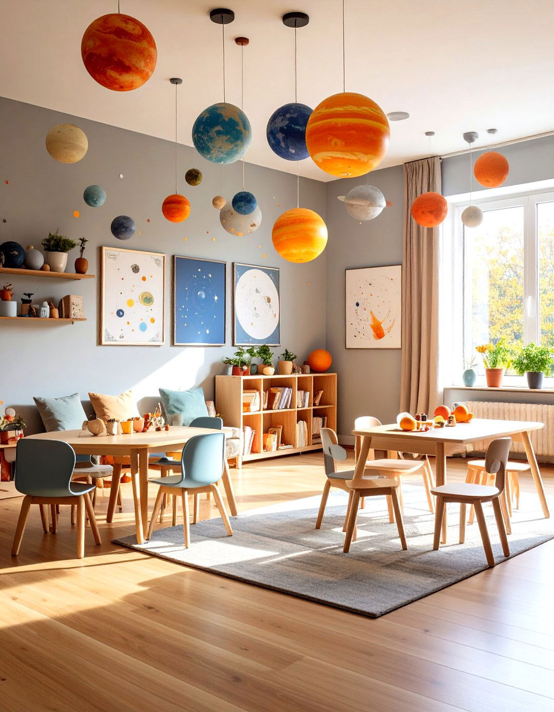 Solar System Educational Theme - 24 Space-themed Nursery Ideas
