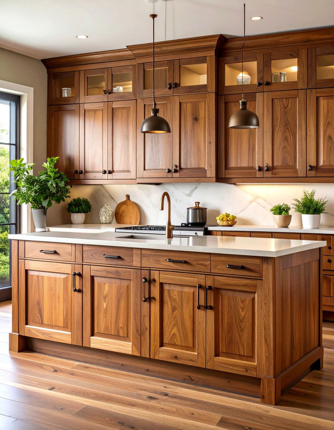 Solid Wood Natural Kitchen Doors - 24 Kitchen Door Design Ideas