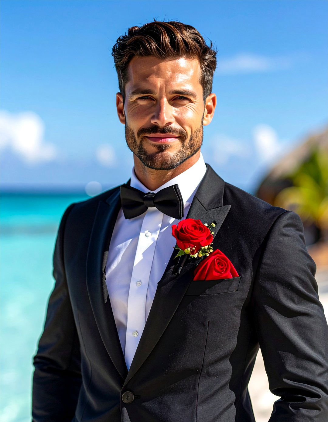 Sophisticated Groom Attire - 24 Red and Black Wedding Ideas